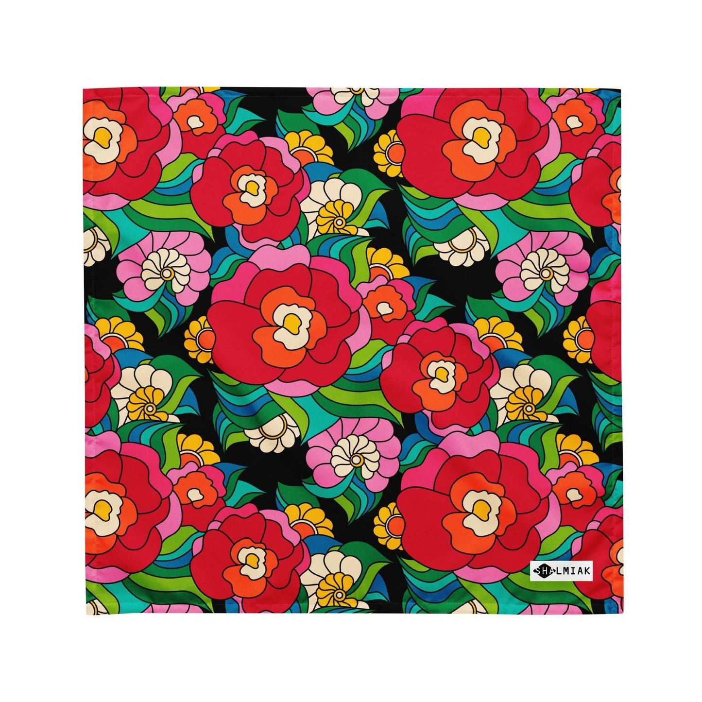 Bandana - BELLADRAMA - Big bold bloom print M