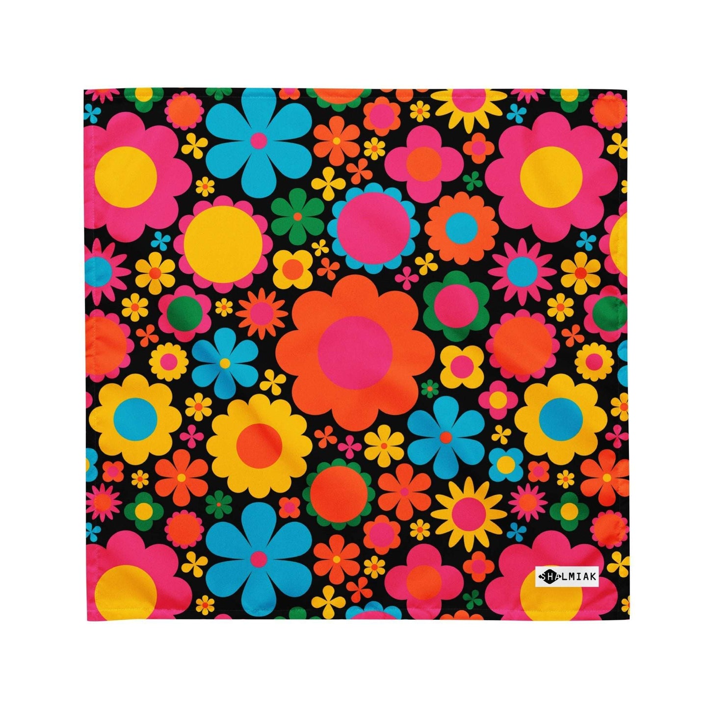 Bandana - BLOOMPOP happy - Colorful bloom print M