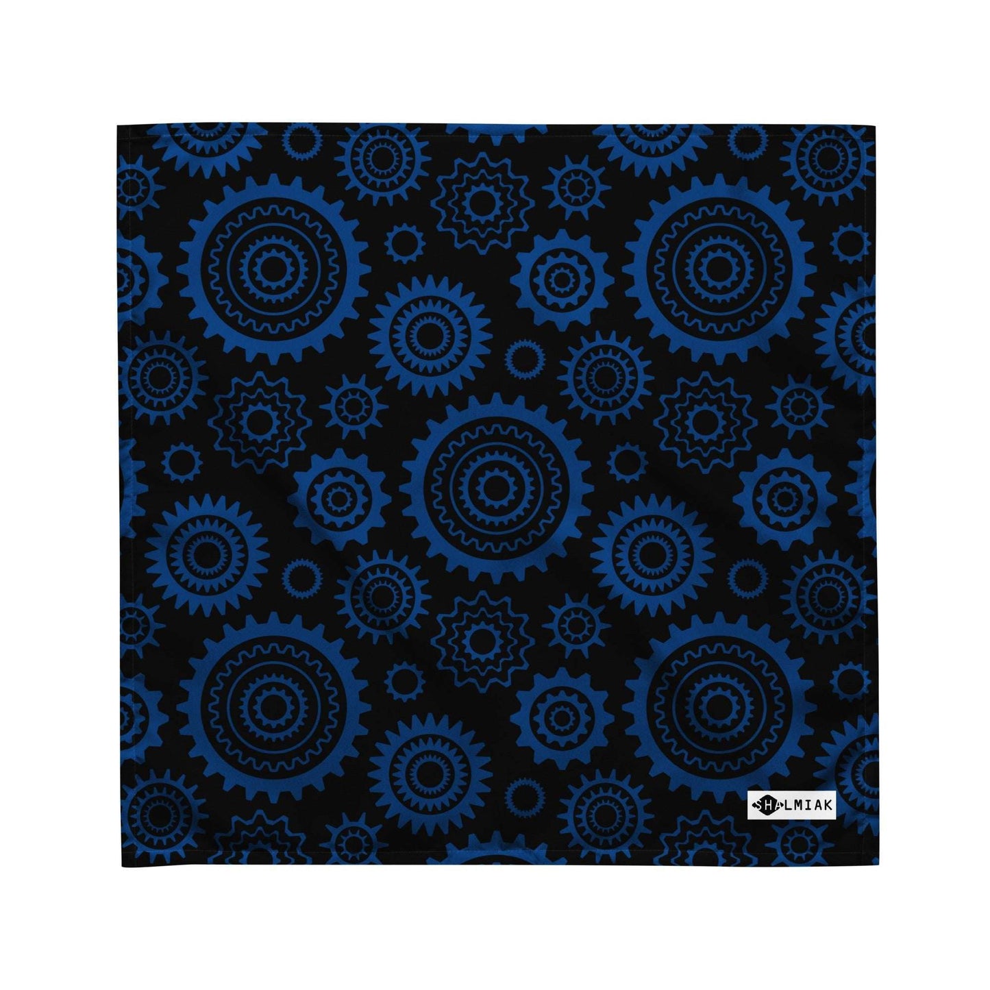 Bandana - GREAT GEAR blue black - Gear and tech print M
