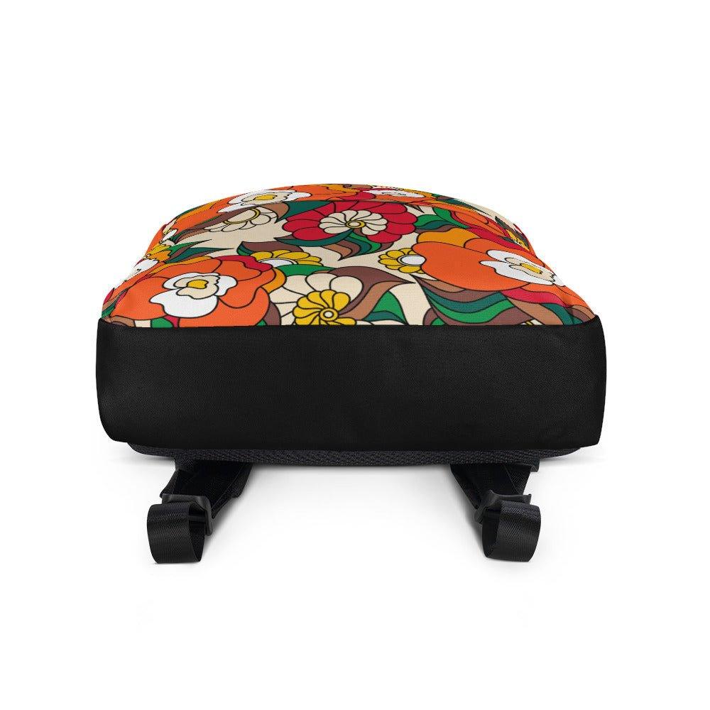 Backpack - BELLADRAMA retro - Big bold bloom print