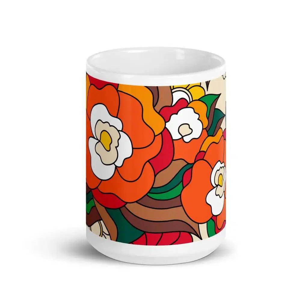 Mug - BELLADRAMA retro - Big Bold Bloom Print
