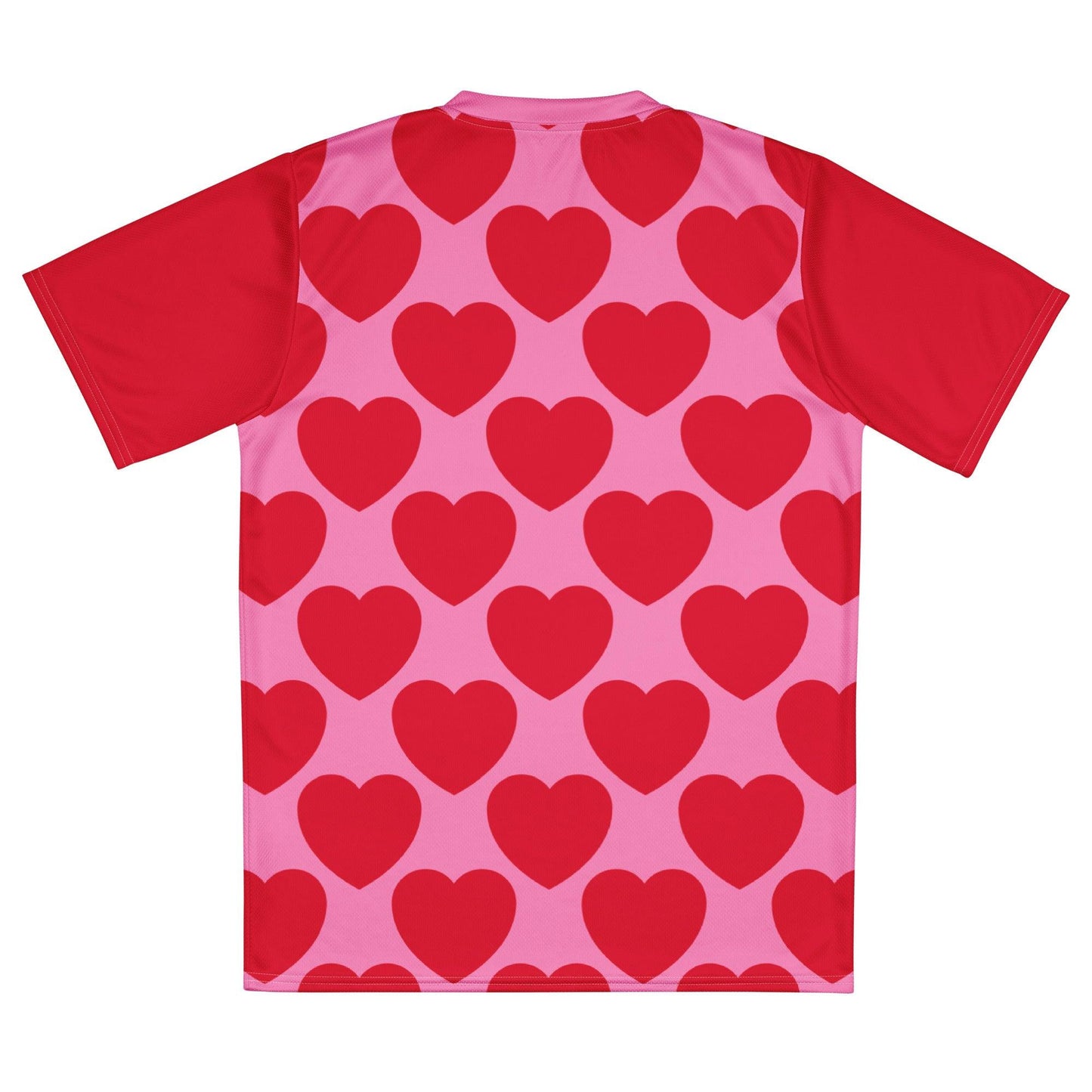 Sports Jersey - ELLIE LOVE red - Bold heart print
