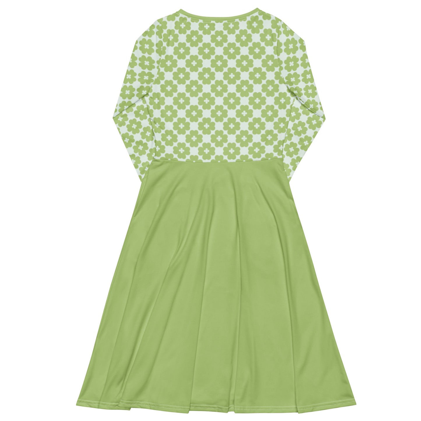 Midi dress - ELLIE LUCK tender green - Classic floral print