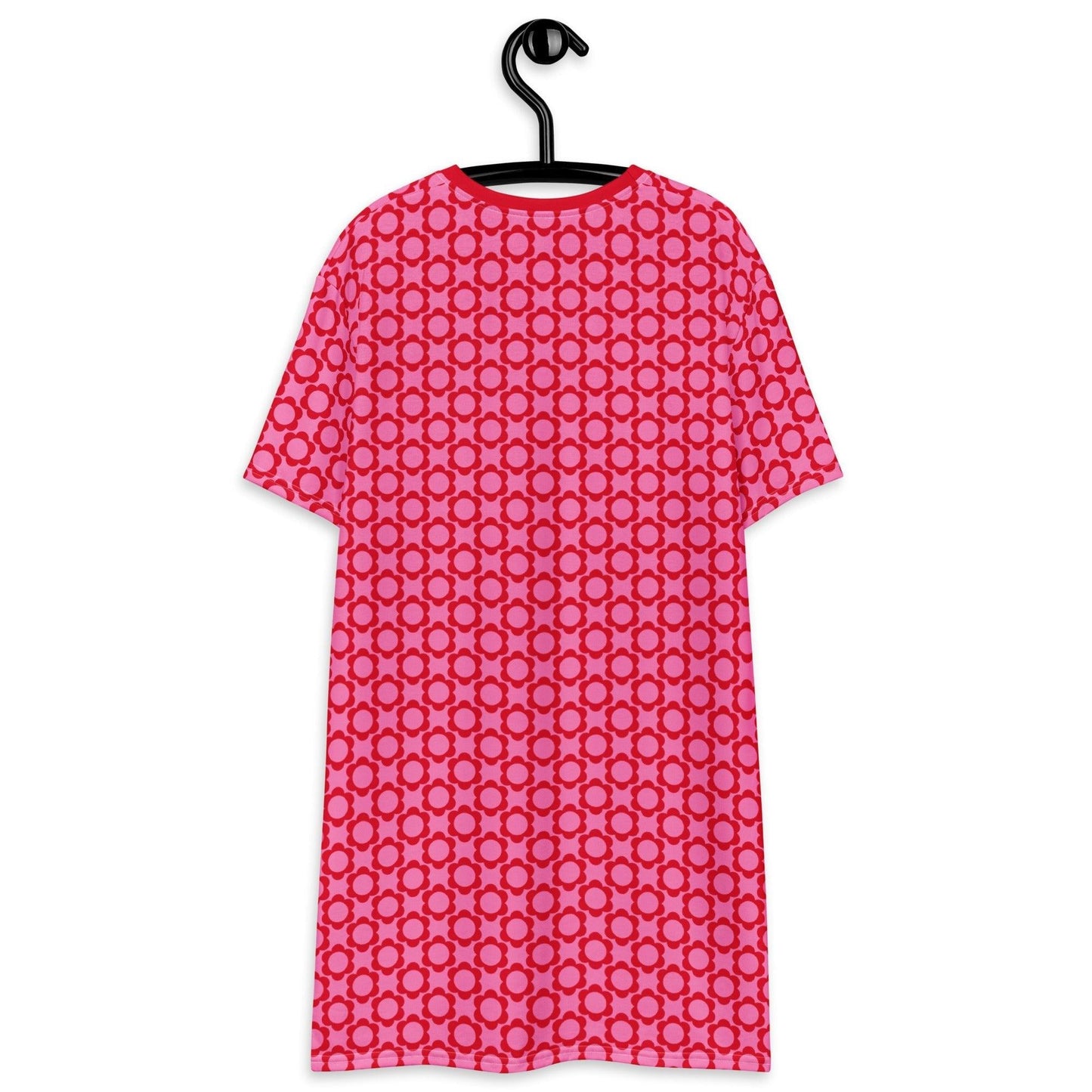 T-shirt dress - ELLIE mini red - Classic floral print