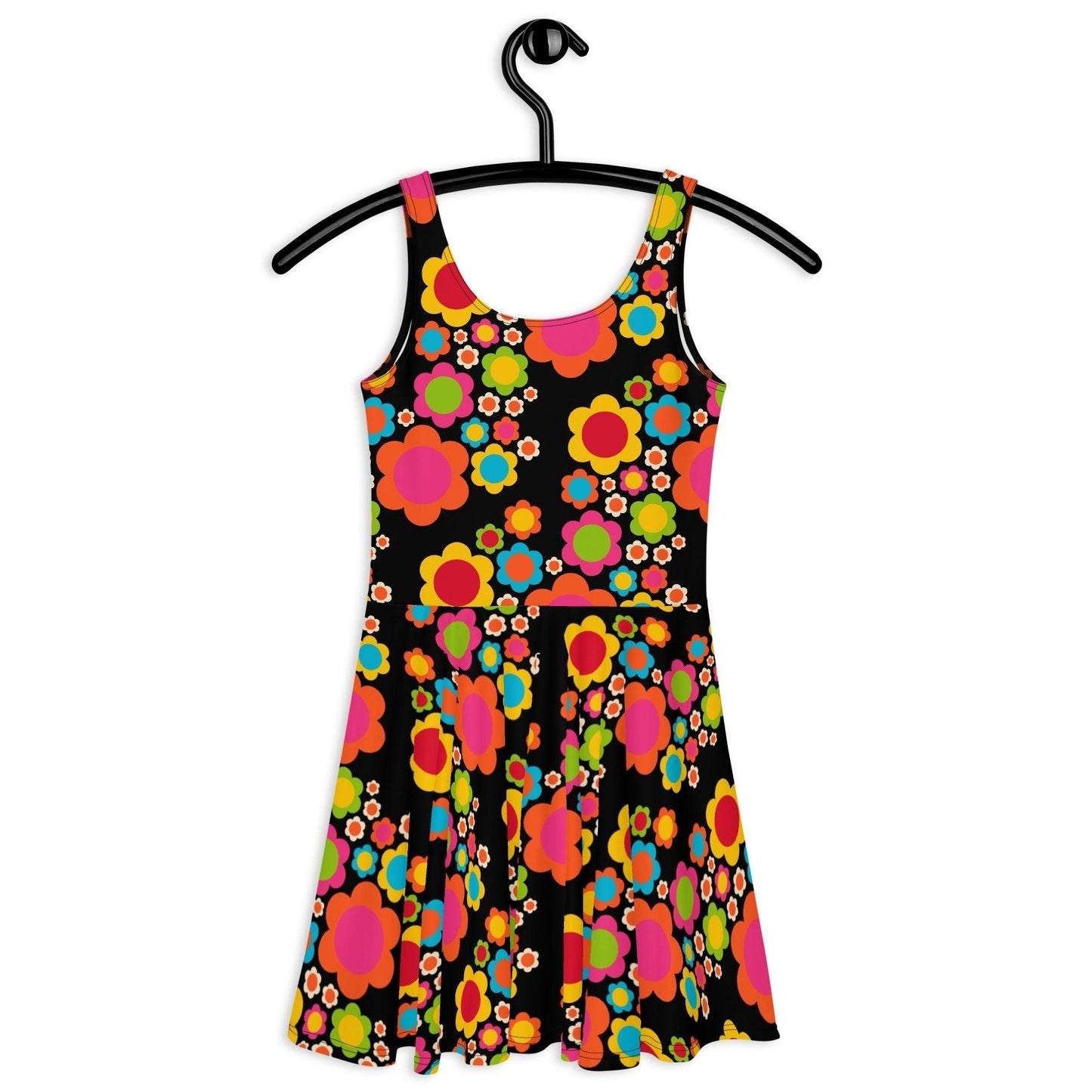 Skater dress - ELLIE MIX - Colorful flower mix print