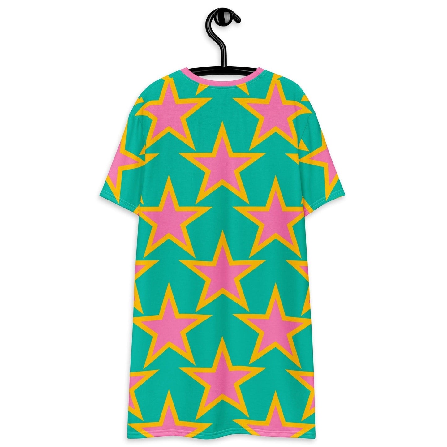 T-shirt dress - ELLIE STAR mint - Classic stars print