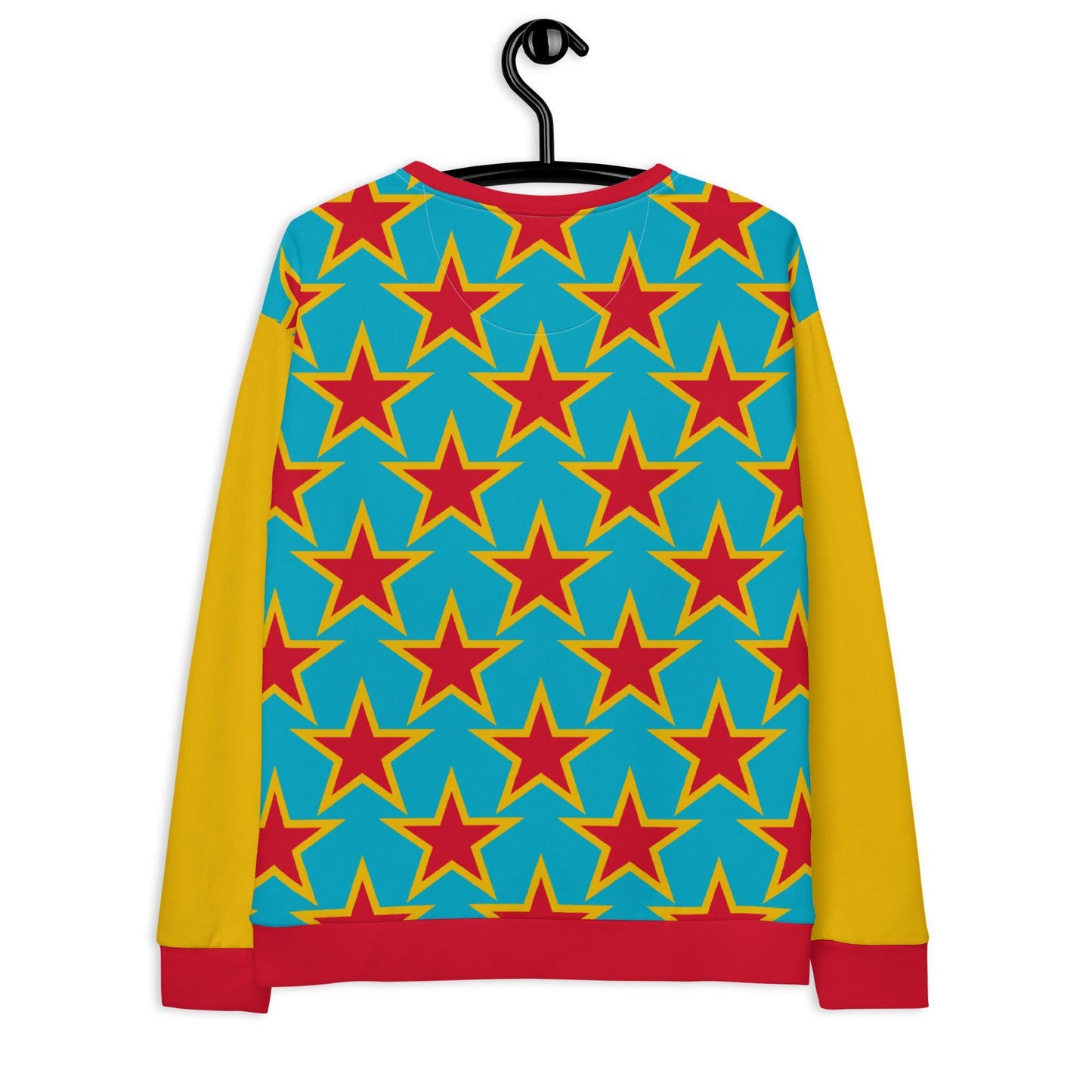 Sweatshirt - ELLIE STAR turquoise - Classic stars print
