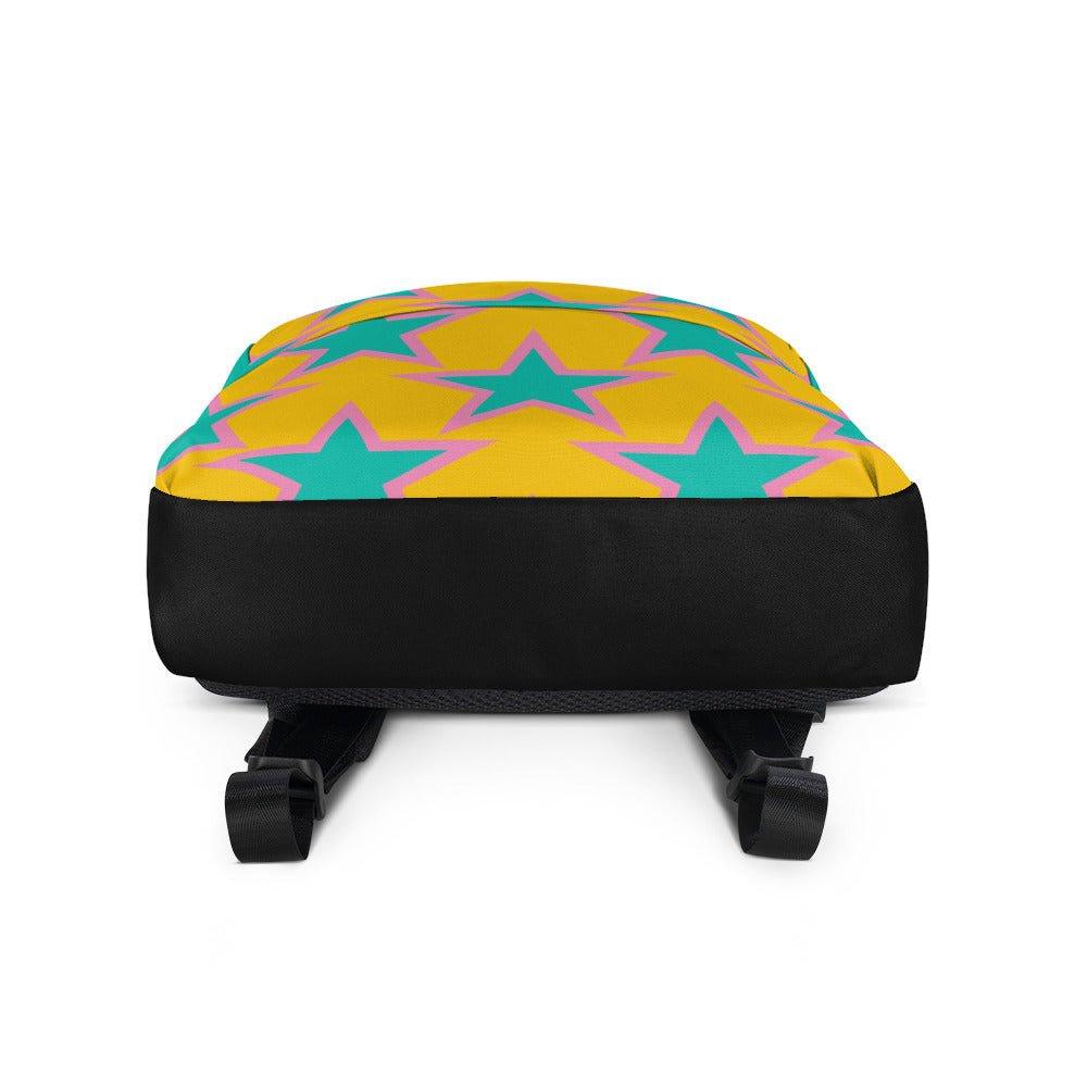 Backpack - ELLIE STAR yellow - Classic stars print