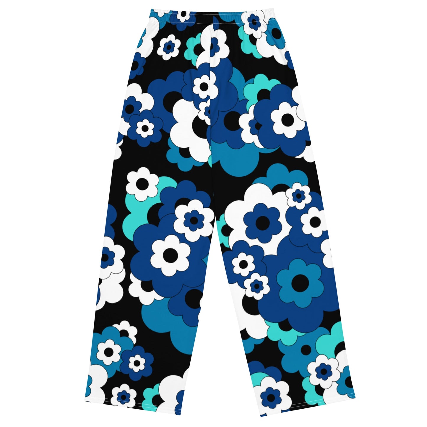 Pants - ERICA blue - Brave Retro Florals