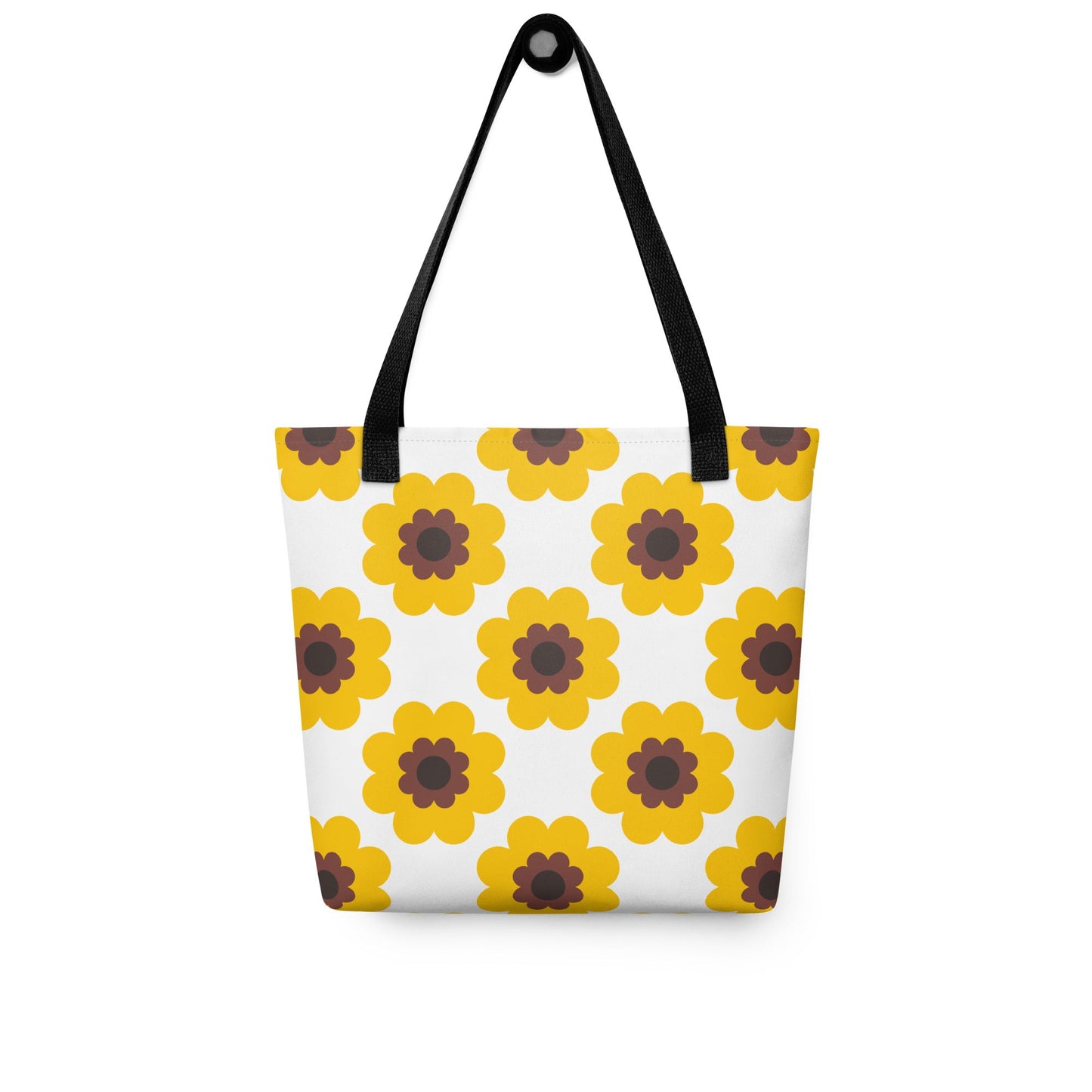 Tote Bag - FANCY BLOOM yellow - Pretty Floral Print