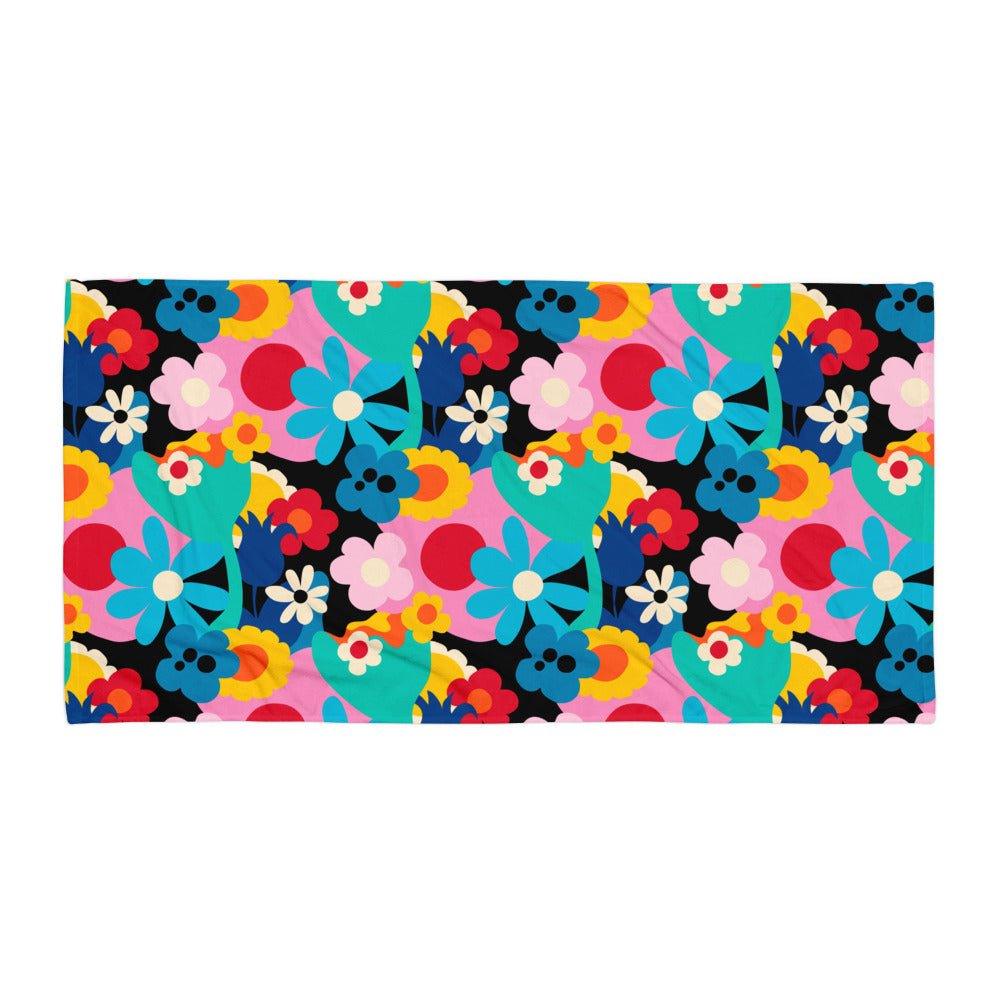 Towel - FLORALEI - Artsy flower print