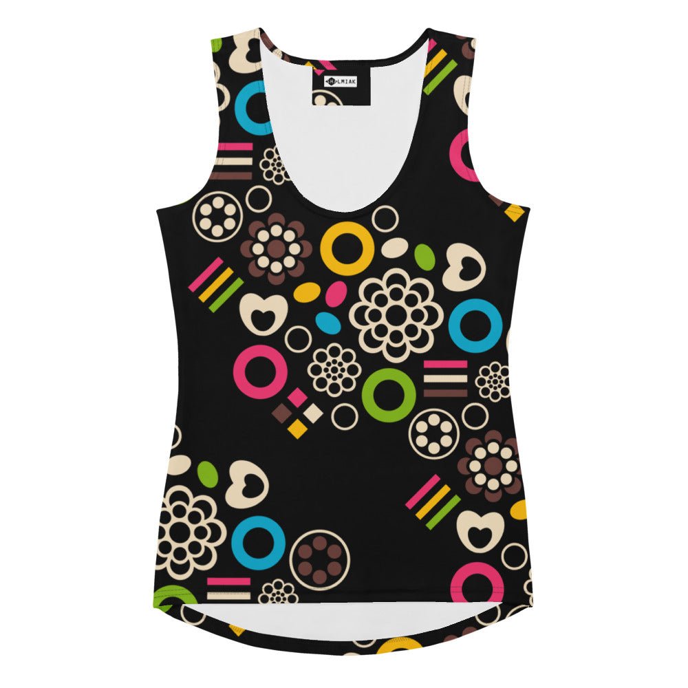 Tank top - FOREVER SWEET - Colorful candy mix print