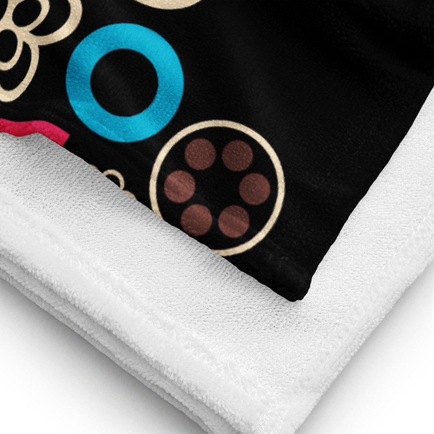 Towel - FOREVER SWEET - Colorful candy mix print