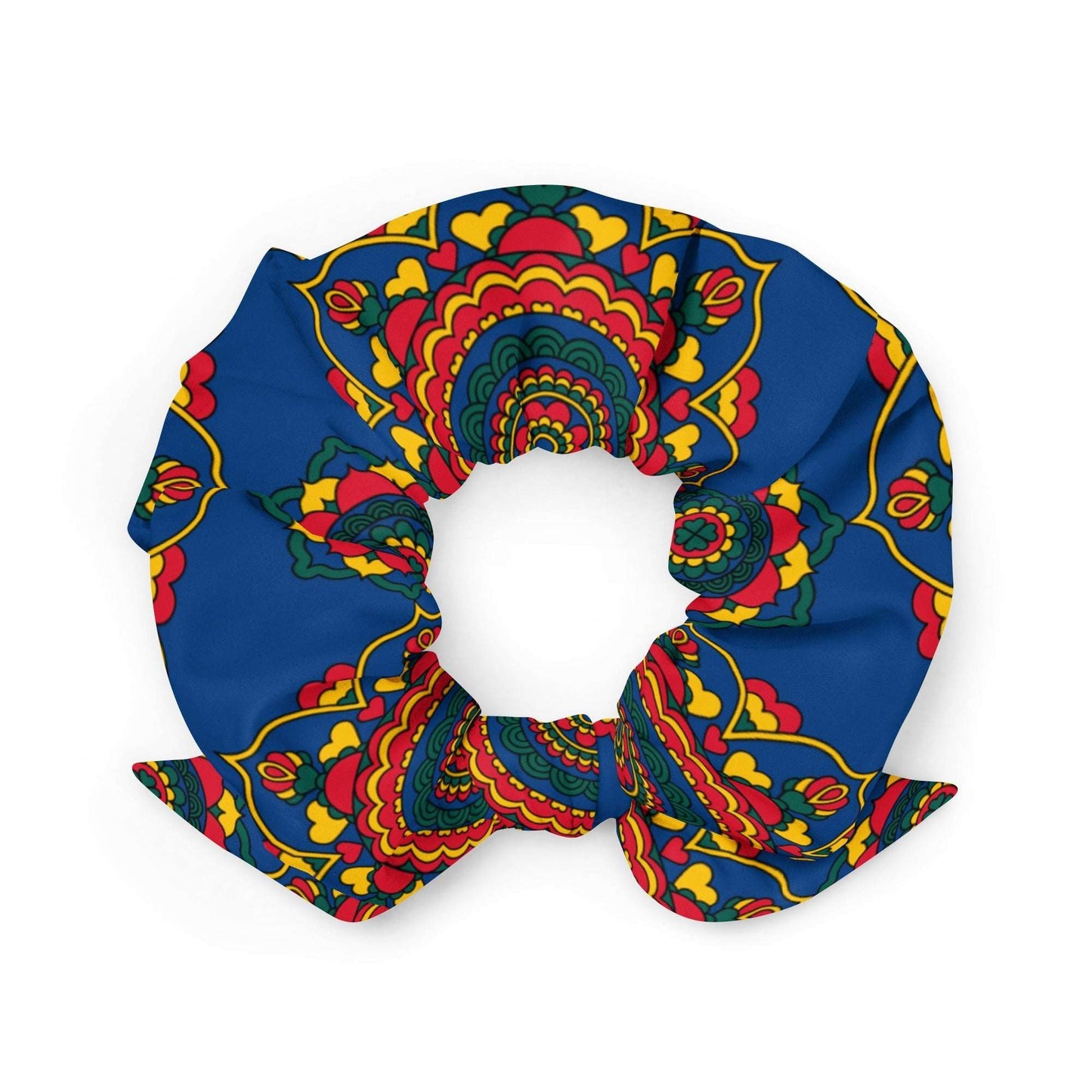 Scrunchie - FOREVERMORE folk - Romantic flower and heart print