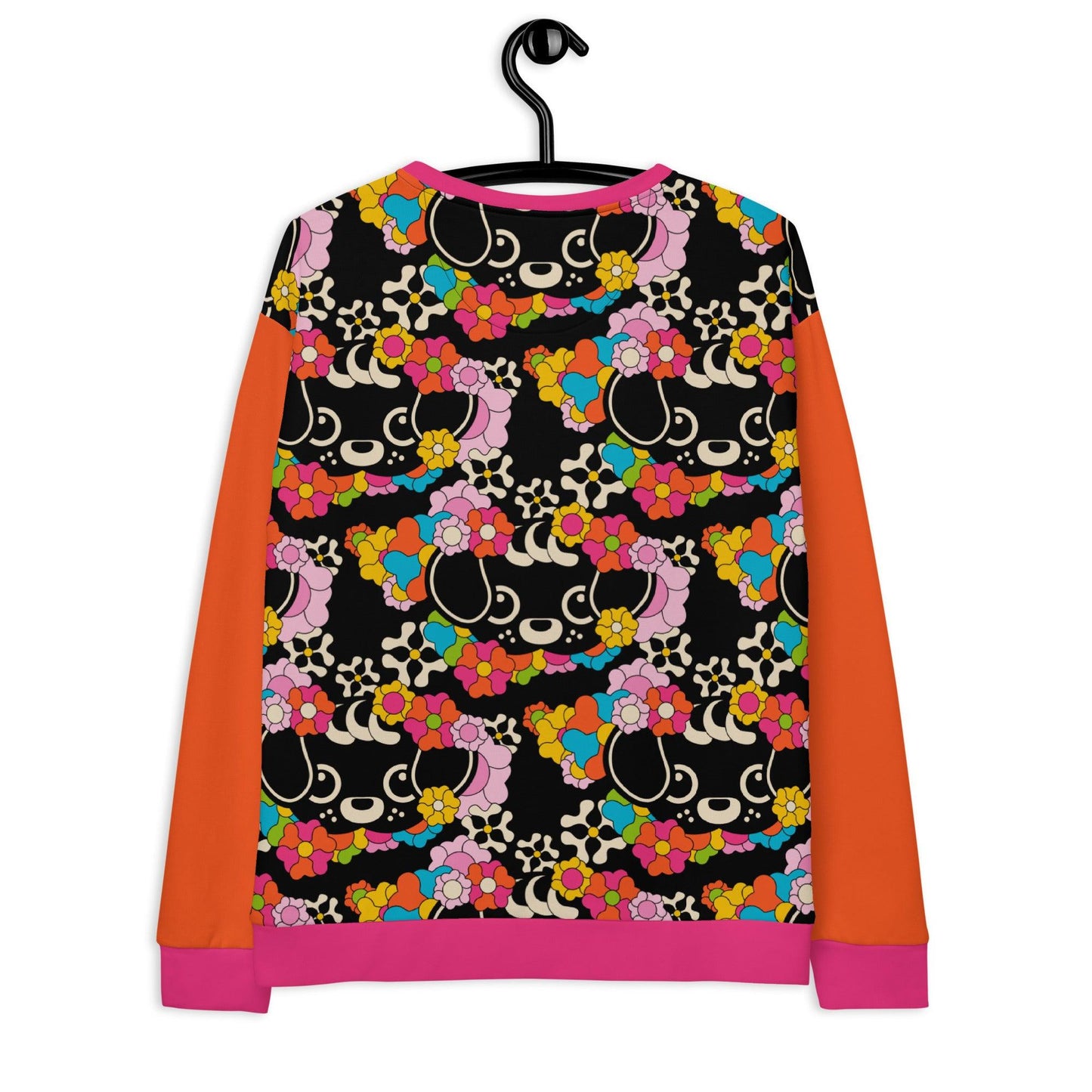 Sweatshirt - FUNKYPUP - Cute dogs and flowers print