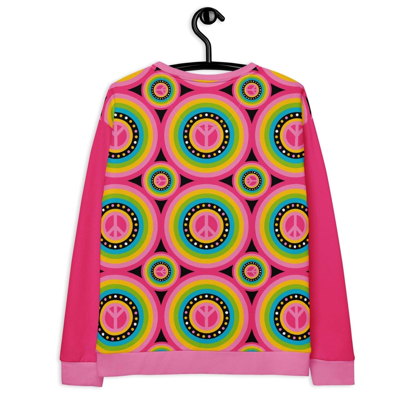 Sweatshirt - HIPPIE HURRAY sweet - Hippie Symbols & colorful circles