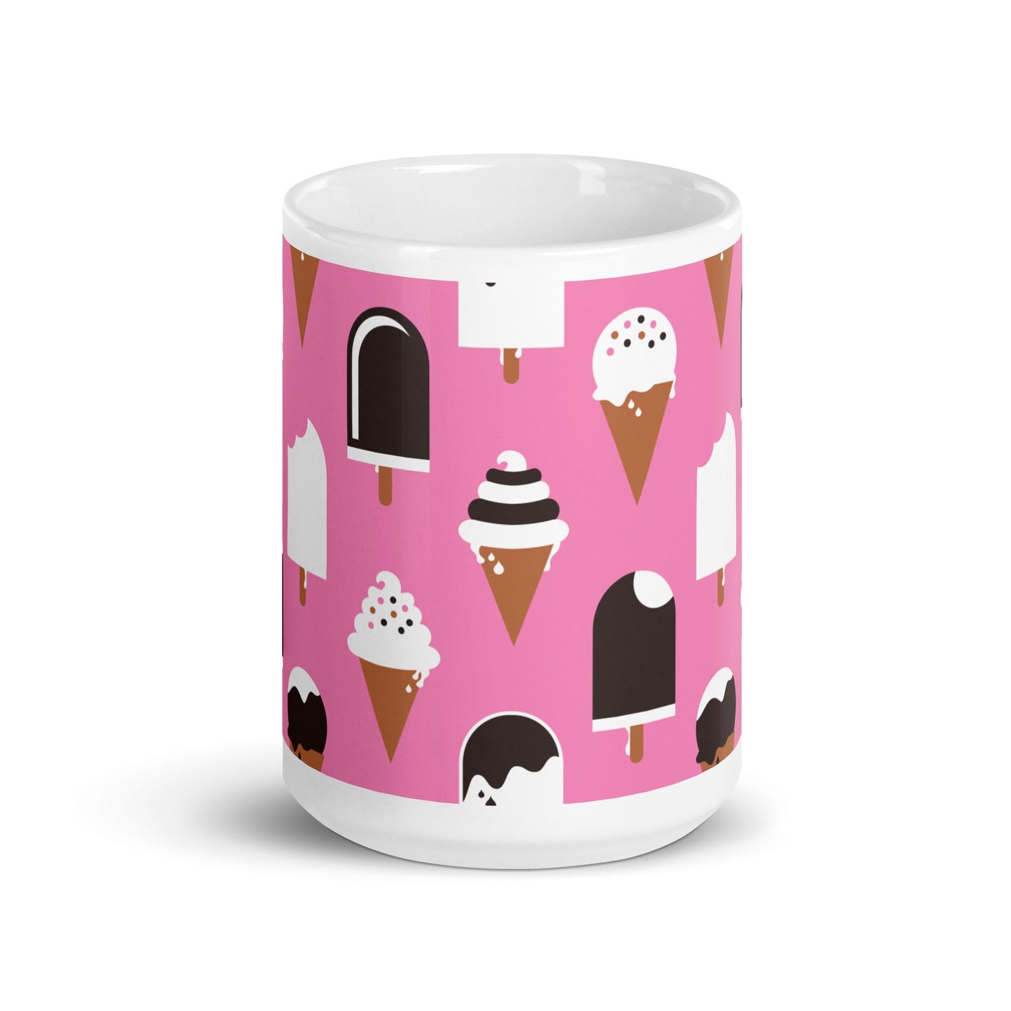 Mug - JÄDE pink - Happy ice cream print