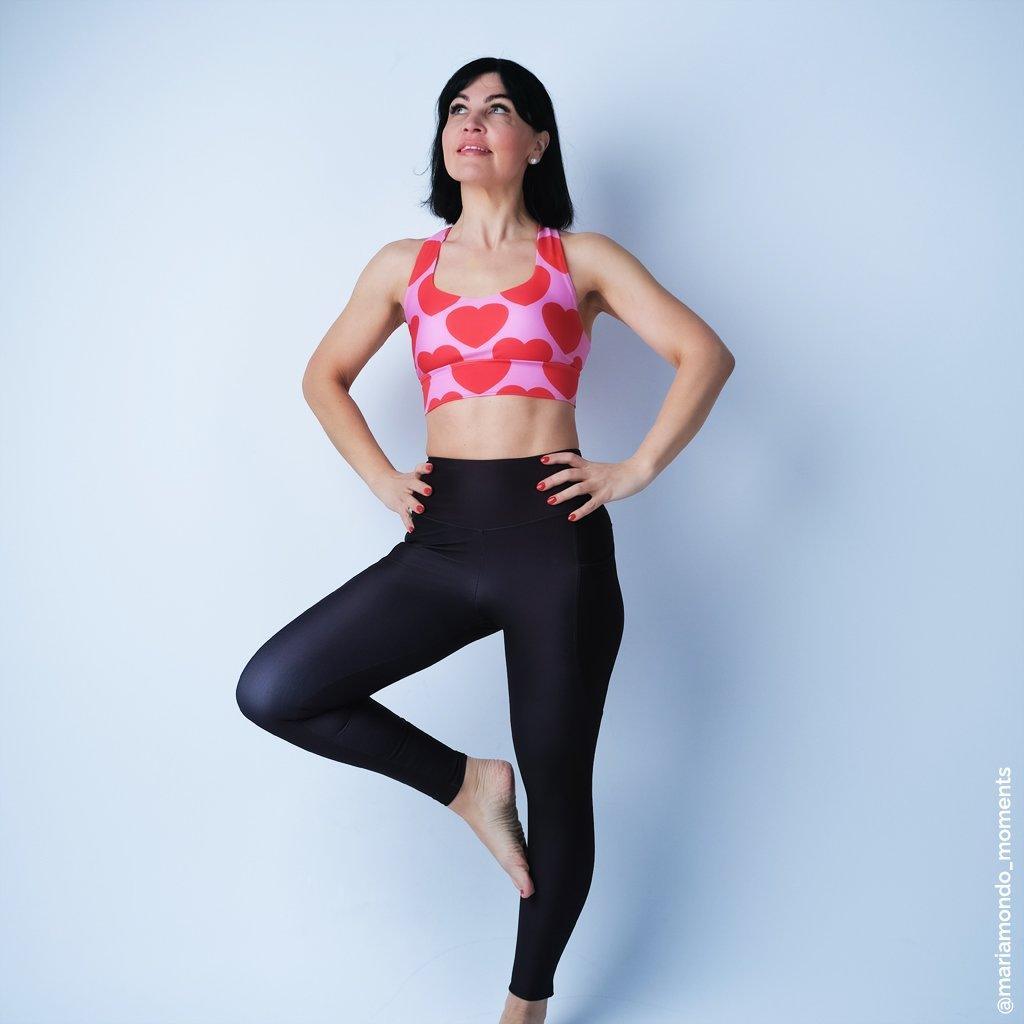 Sports Bra - ELLIE LOVE red | SHALMIAK