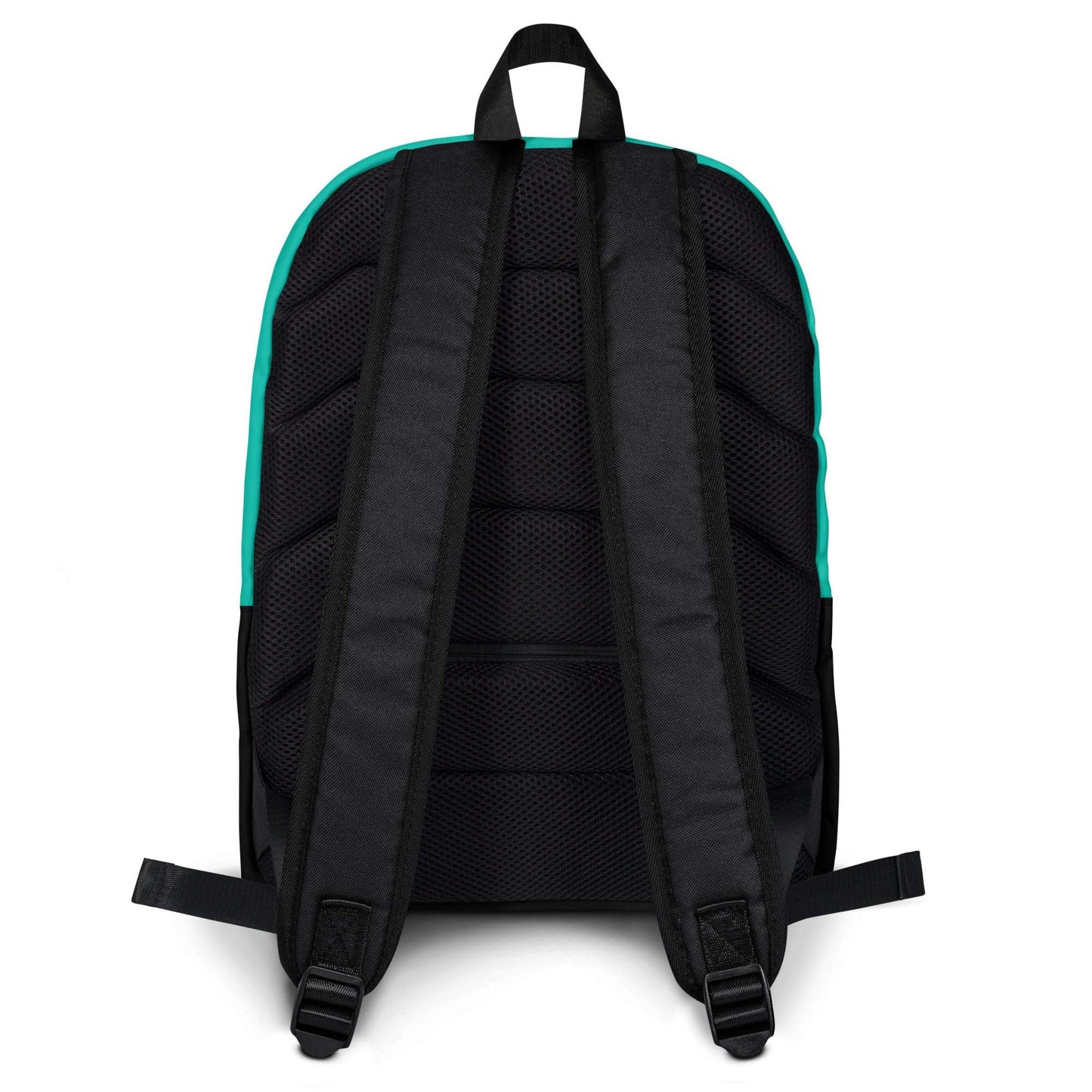 Backpack - MUSHROOM MANIA mint - Colorful mushroom print