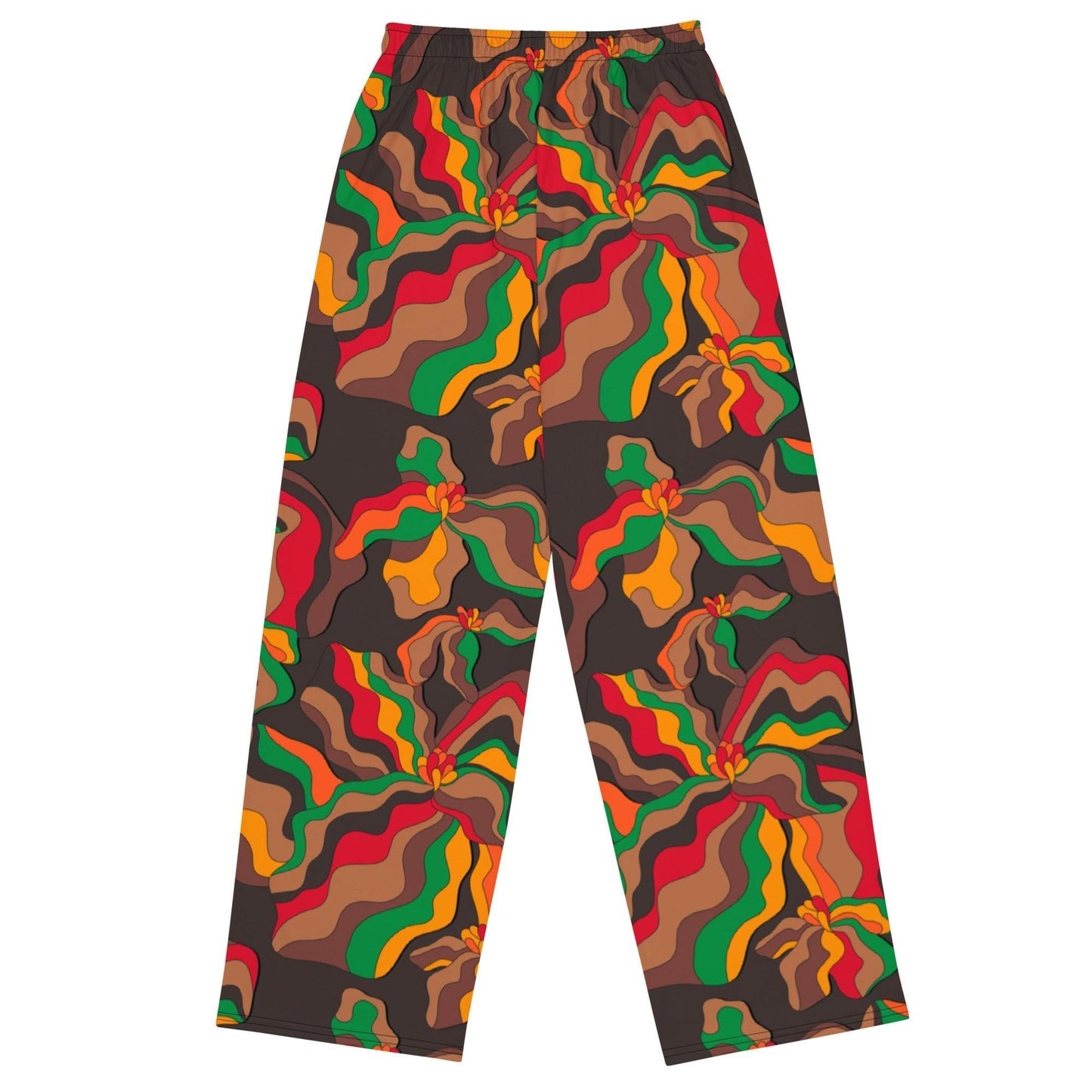 Pants - SASSY IRIS retro - Bold iris flower print