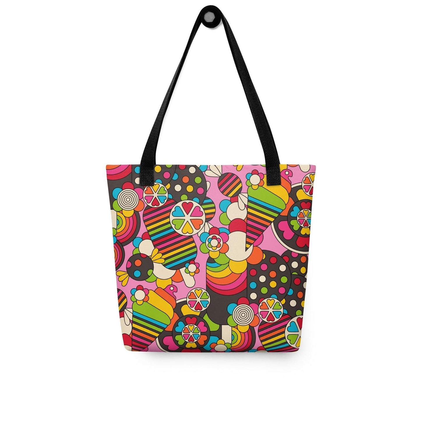 Tote bag - SWEET FREAK pink - Playful sweet treats print Default Title