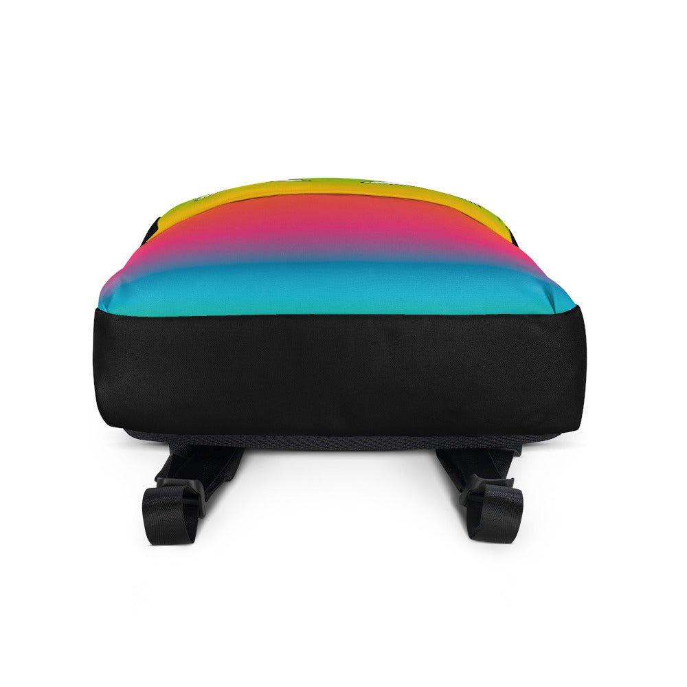 Backpack - UNIQUE rainbow - Unicorns and rainbows print