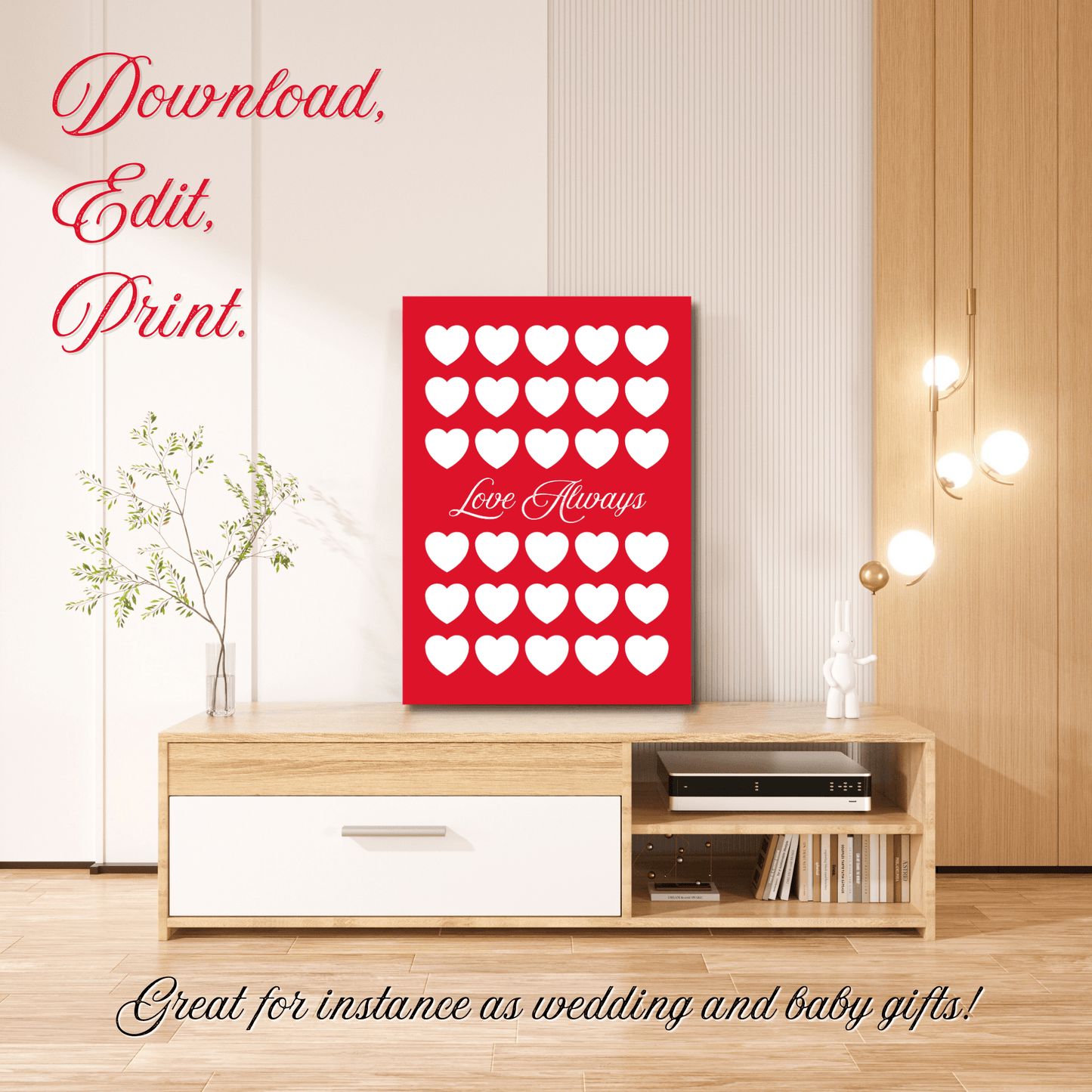 Canva Templates - Love Art - Posters | SHALMIAK
