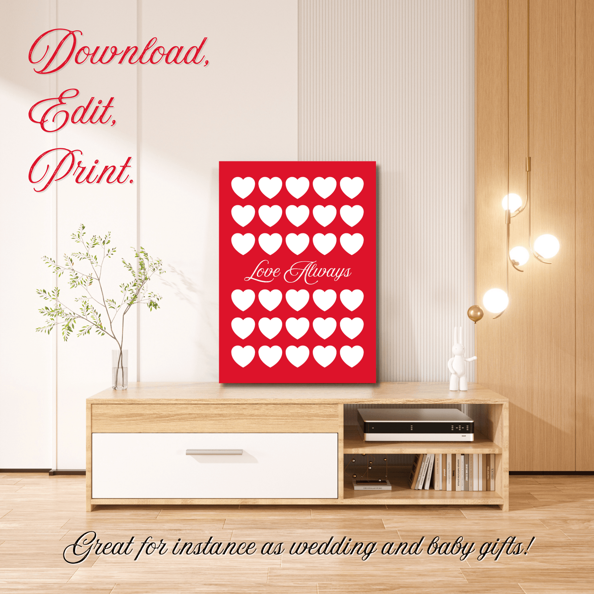 Canva Templates - Love Art - Posters | SHALMIAK