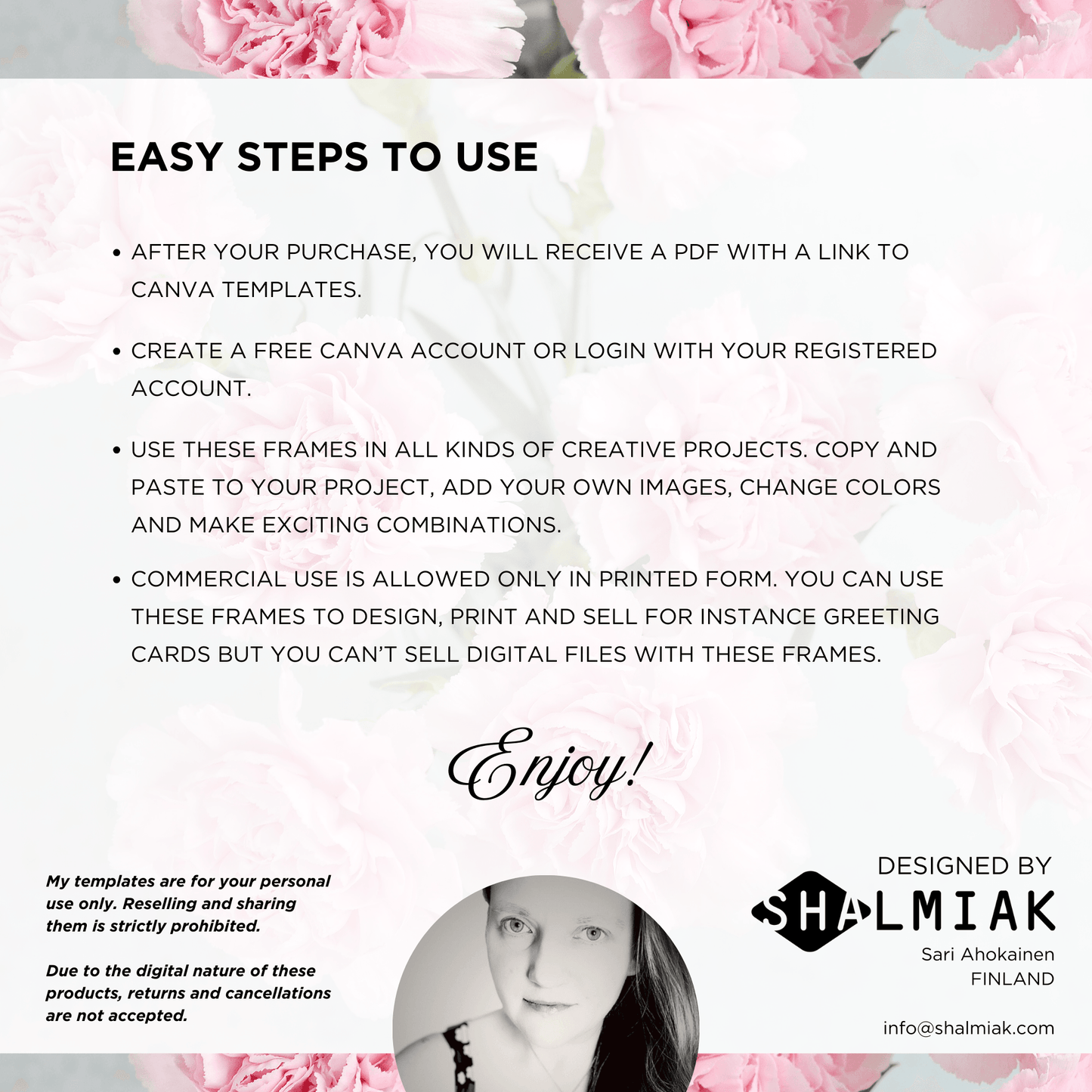 Canva Templates - Frames - Hearts | SHALMIAK