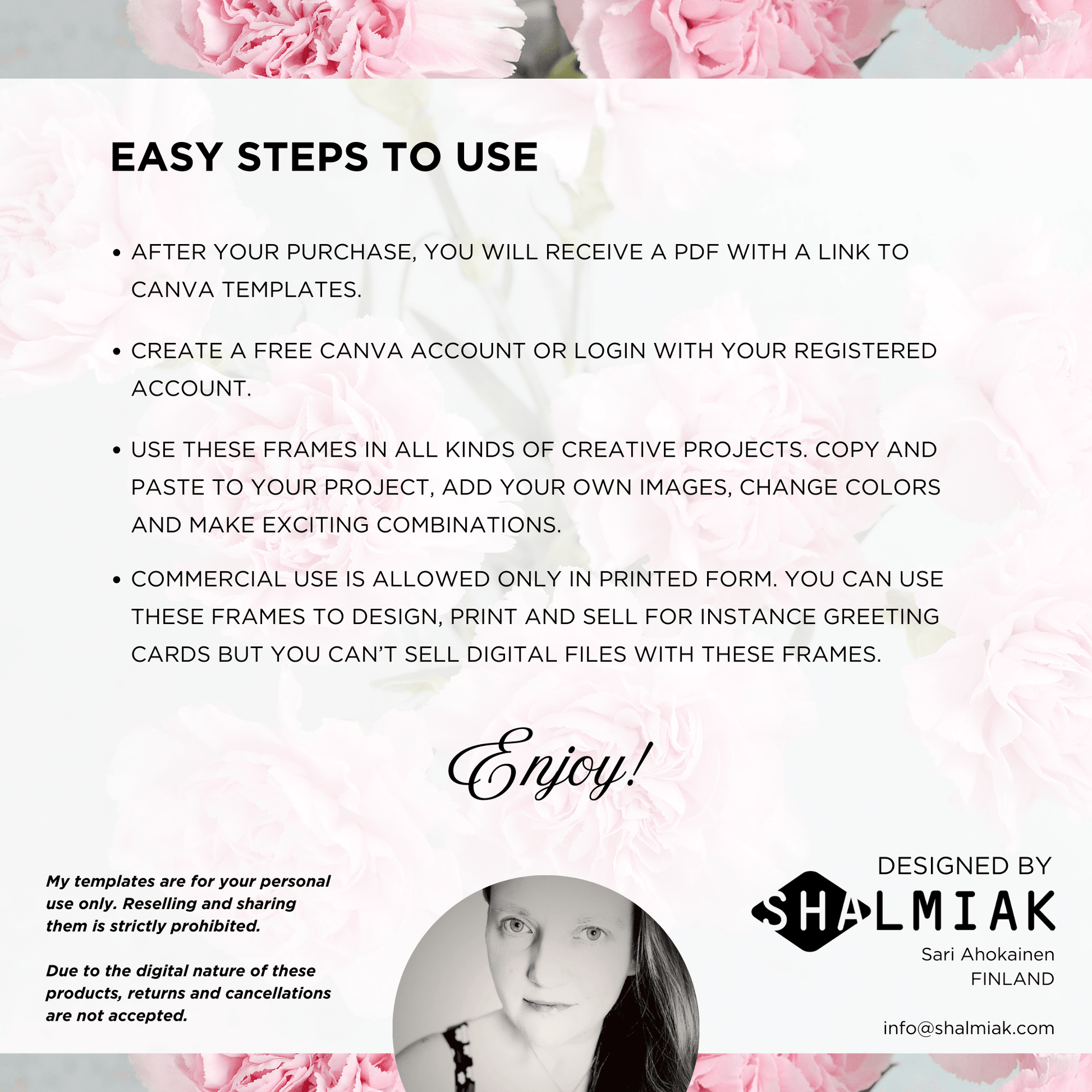 Canva Templates - Frames - Hearts | SHALMIAK
