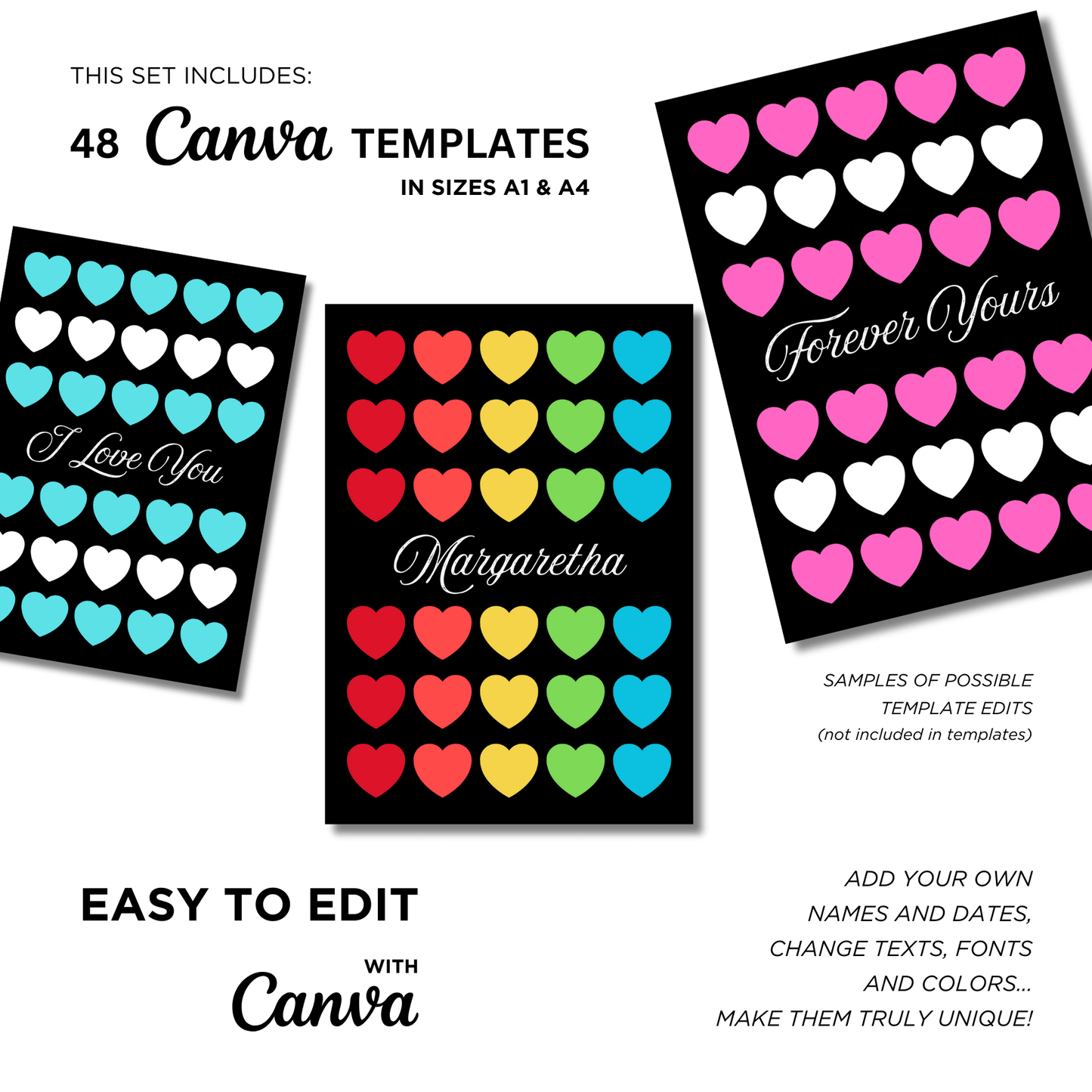 Canva Templates - Love Art - Posters | SHALMIAK