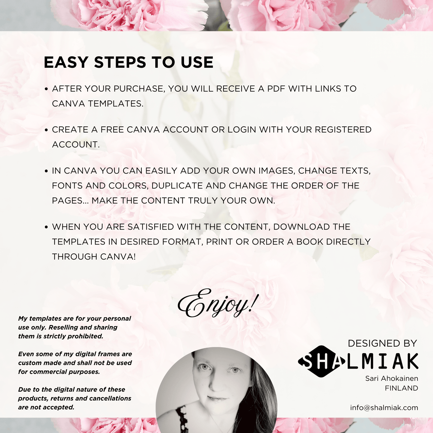 Canva Templates - You & Me Love Story - Photo Book | SHALMIAK