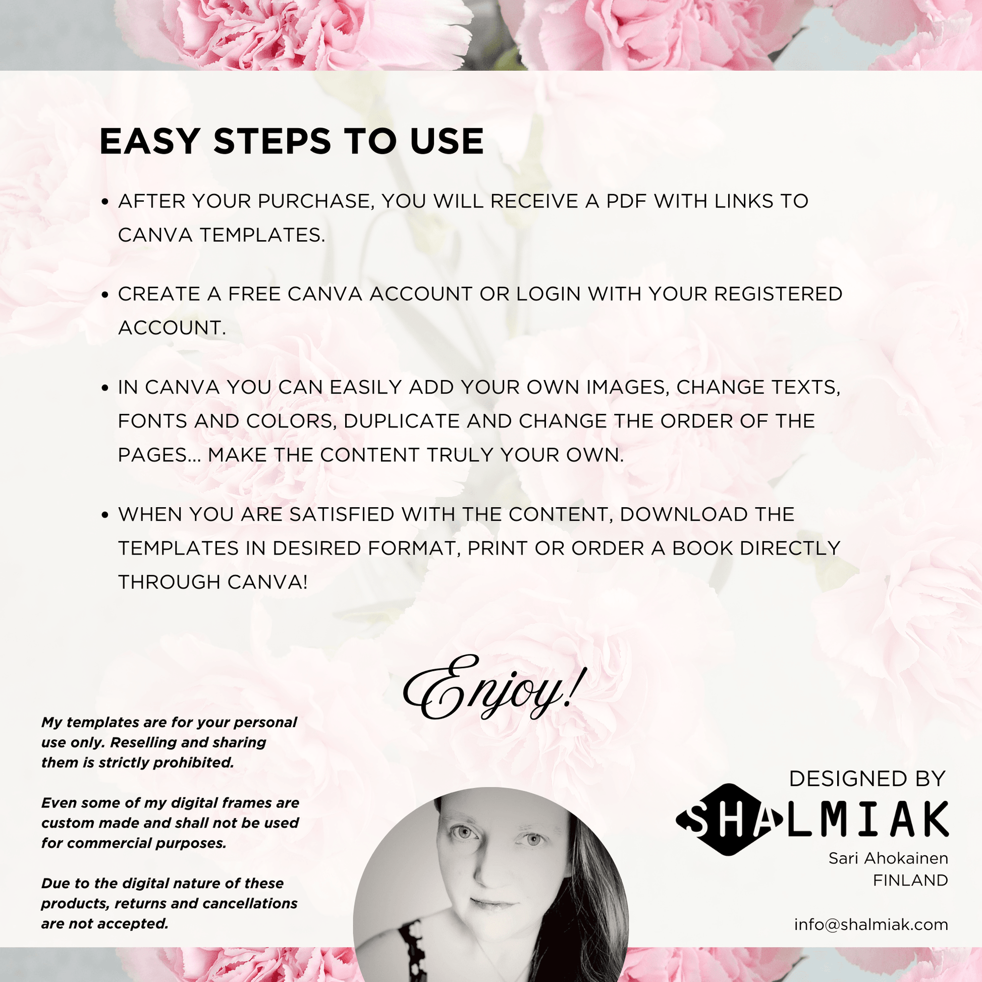 Canva Templates - You & Me Love Story - Photo Book | SHALMIAK