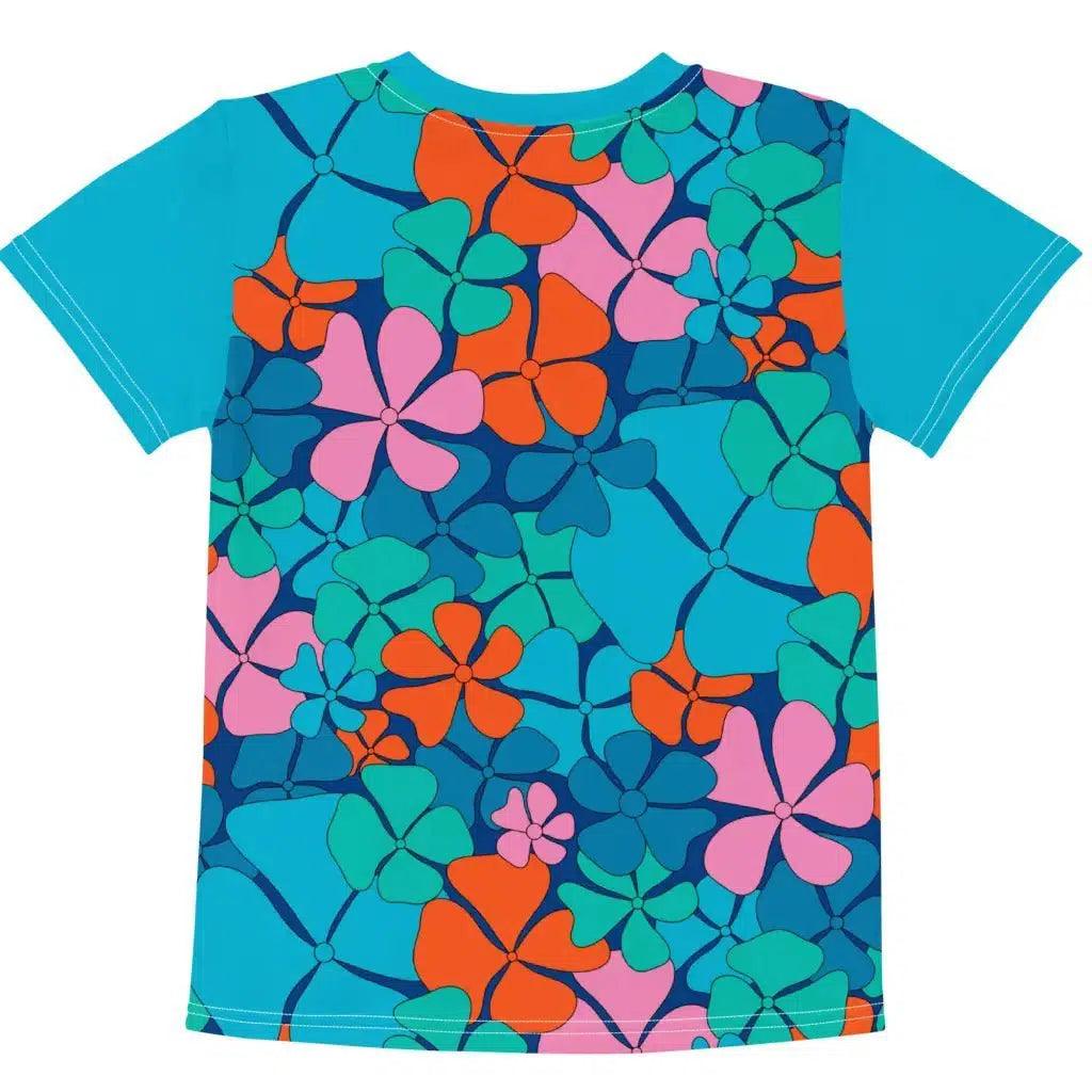 ADELIE orange blue - Kids' T-Shirt | SHALMIAK