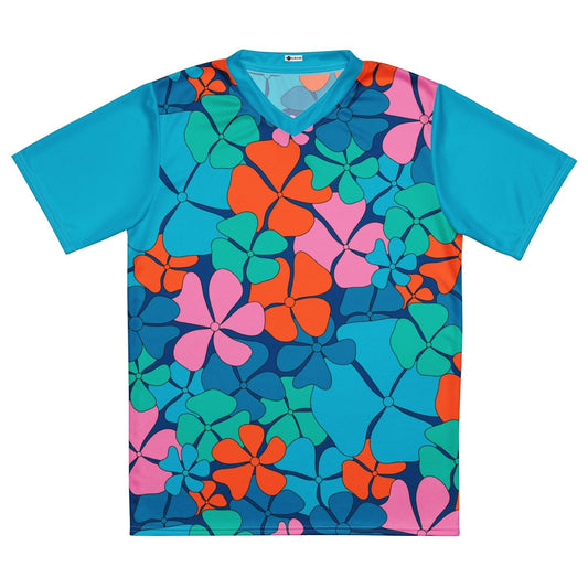 ADELIE orange blue - Sports Jersey | SHALMIAK
