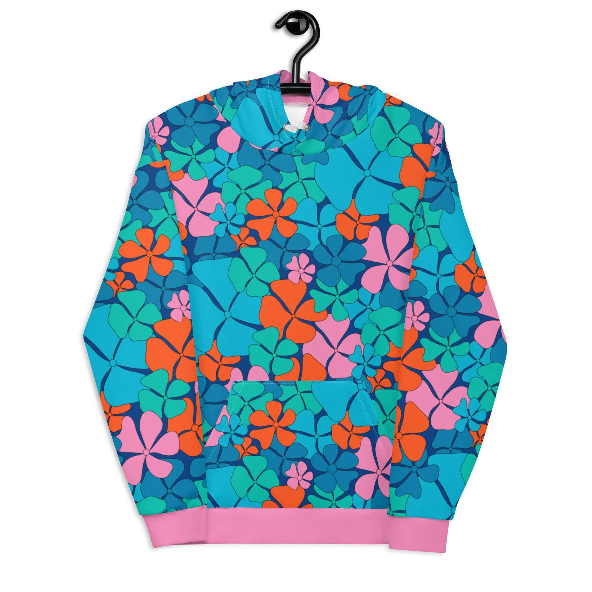 ADELIE orange blue - Hoodie | SHALMIAK