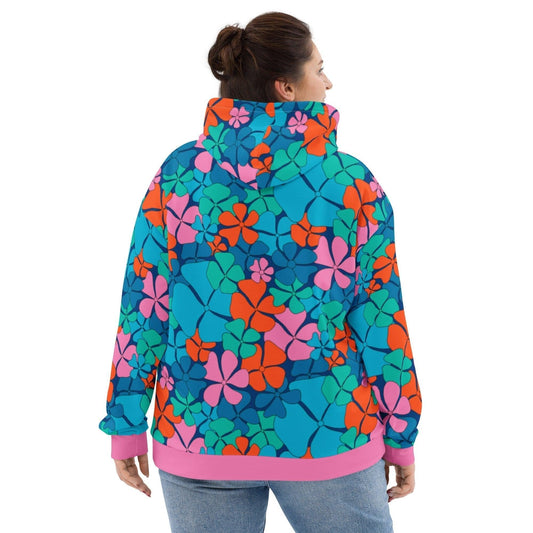 ADELIE orange blue - Hoodie | SHALMIAK