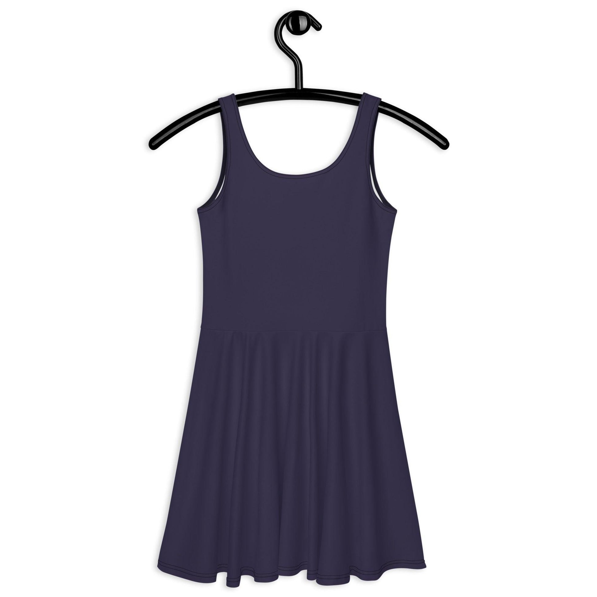 BASIC darkblue - Skater Dress | SHALMIAK