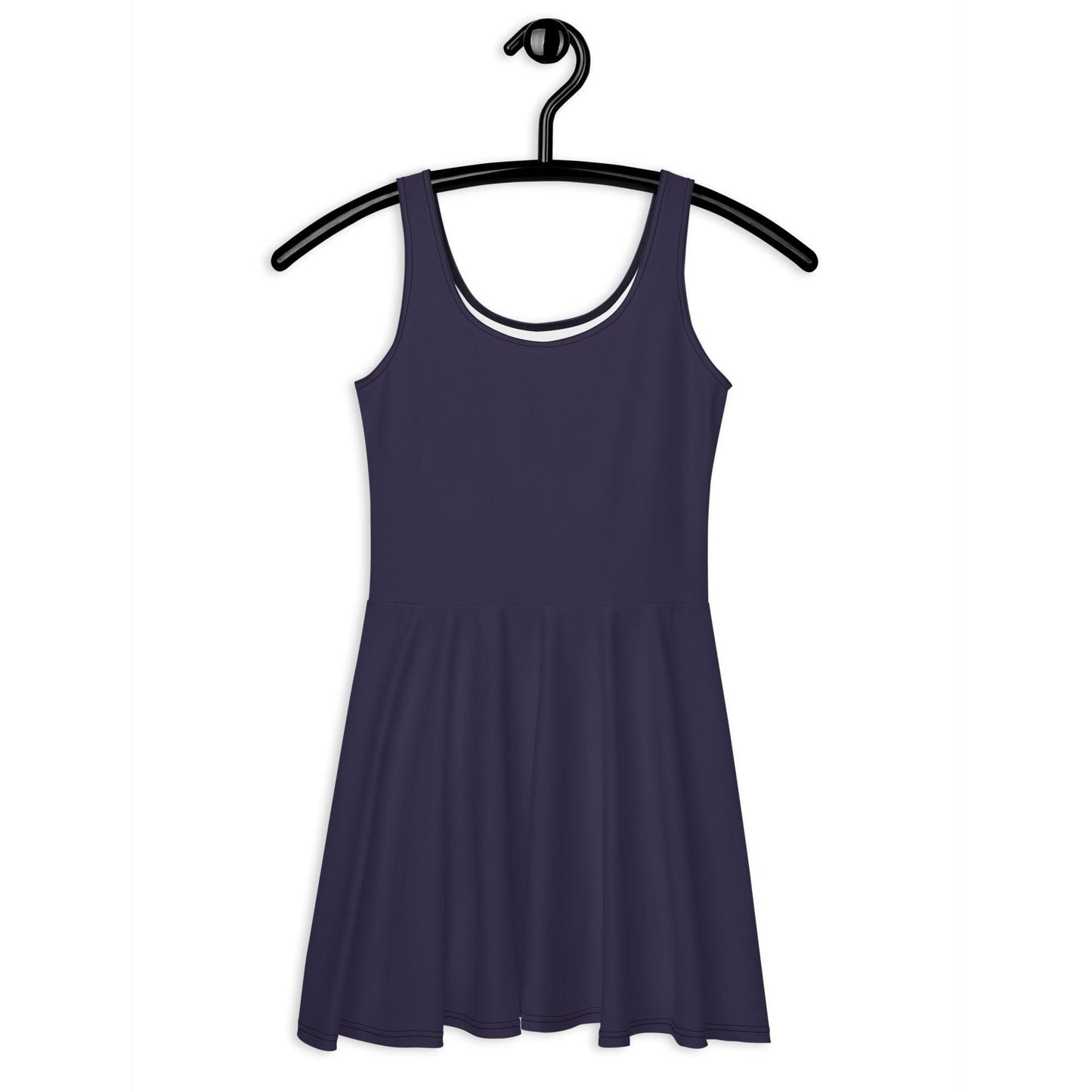 BASIC darkblue - Skater Dress | SHALMIAK