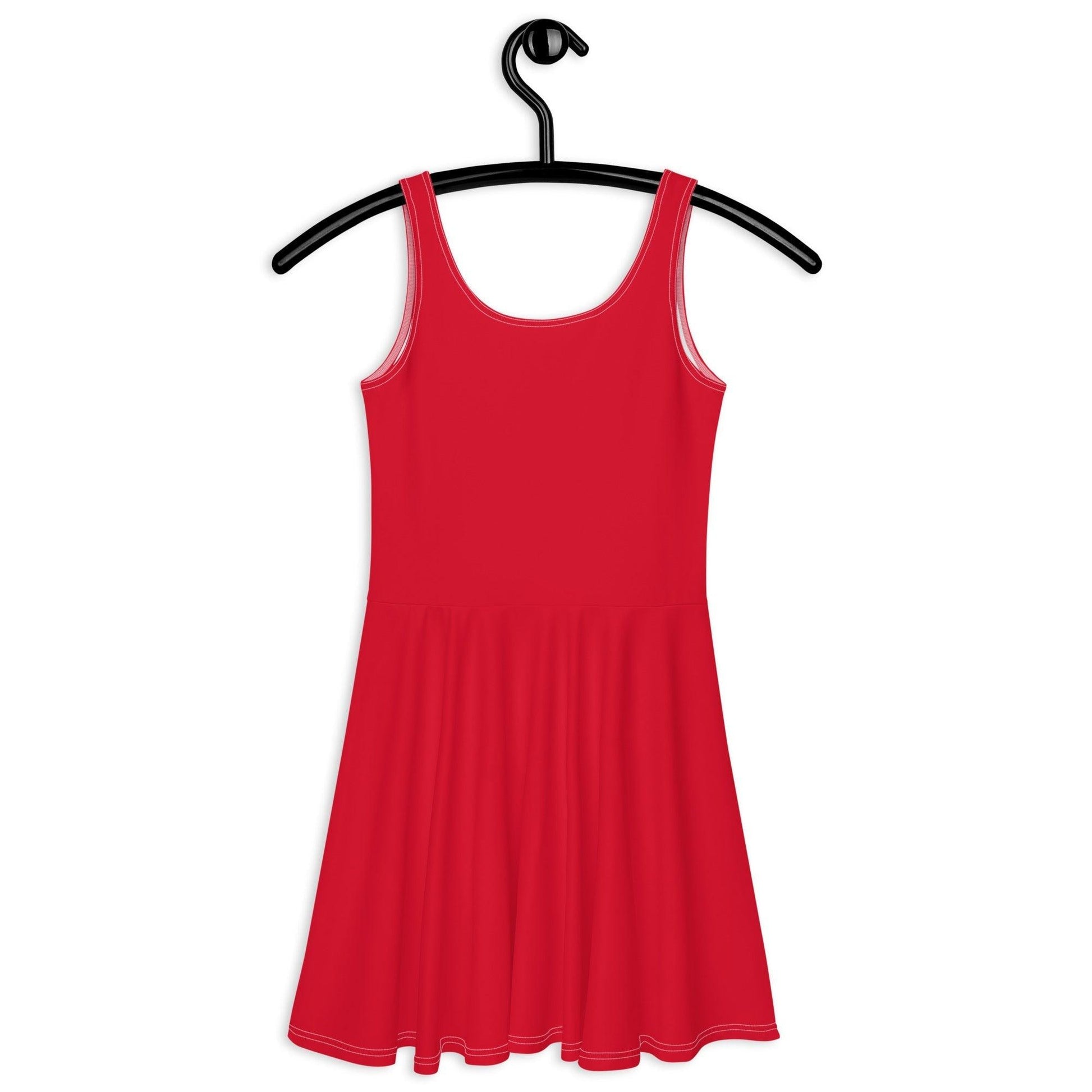 BASIC red - Skater Dress | SHALMIAK