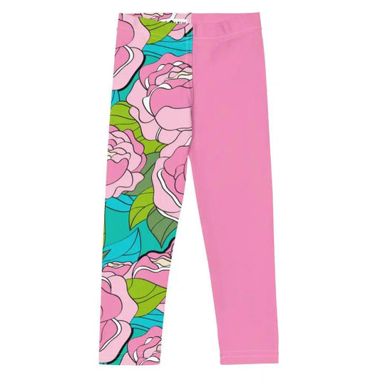 BE MY ONLY pink turquoise - Kids' Leggings | SHALMIAK