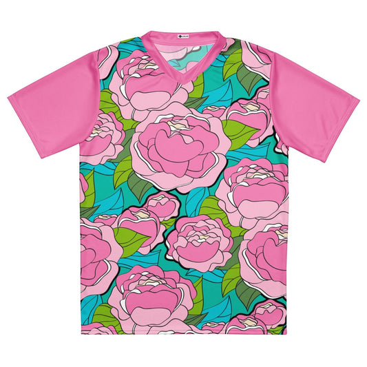 BE MY ONLY pink turquoise - Sports Jersey | SHALMIAK