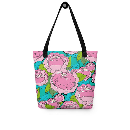 BE MY ONLY pink turquoise - Tote Bag | SHALMIAK