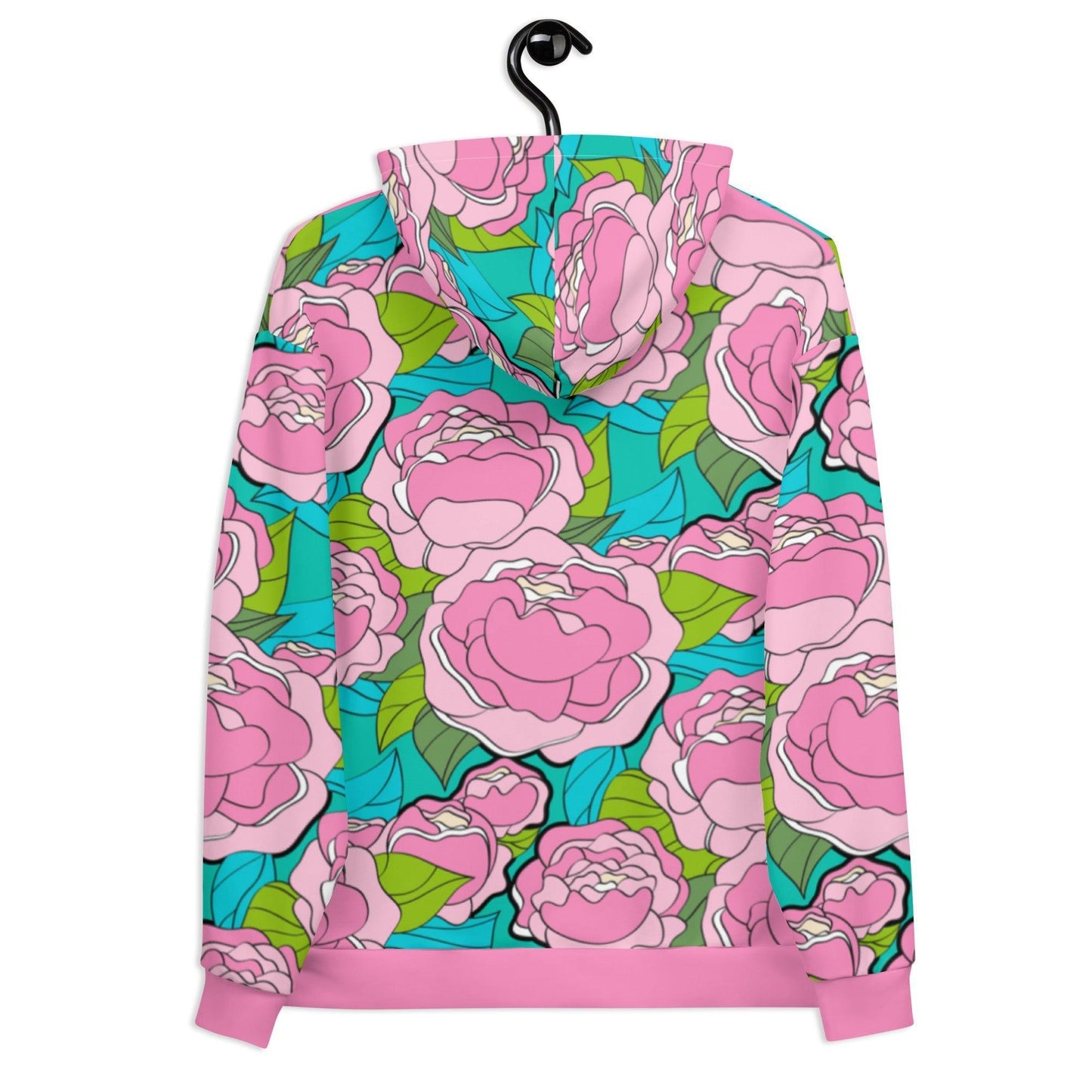 BE MY ONLY pink turquoise - Hoodie | SHALMIAK