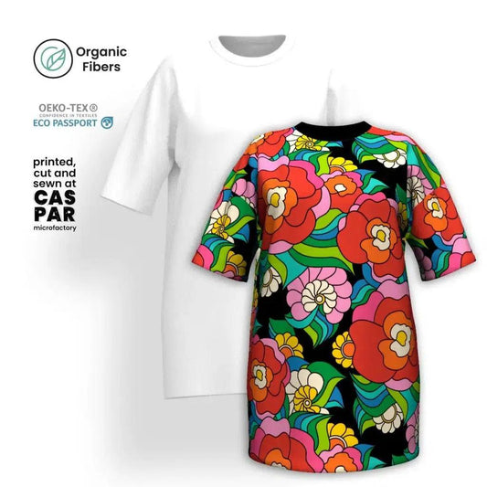 BELLADRAMA - Organic Cotton T-Shirt Dress | SHALMIAK
