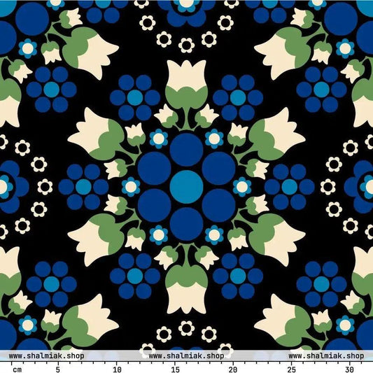 BERRY DANCE blue black | SHALMIAK