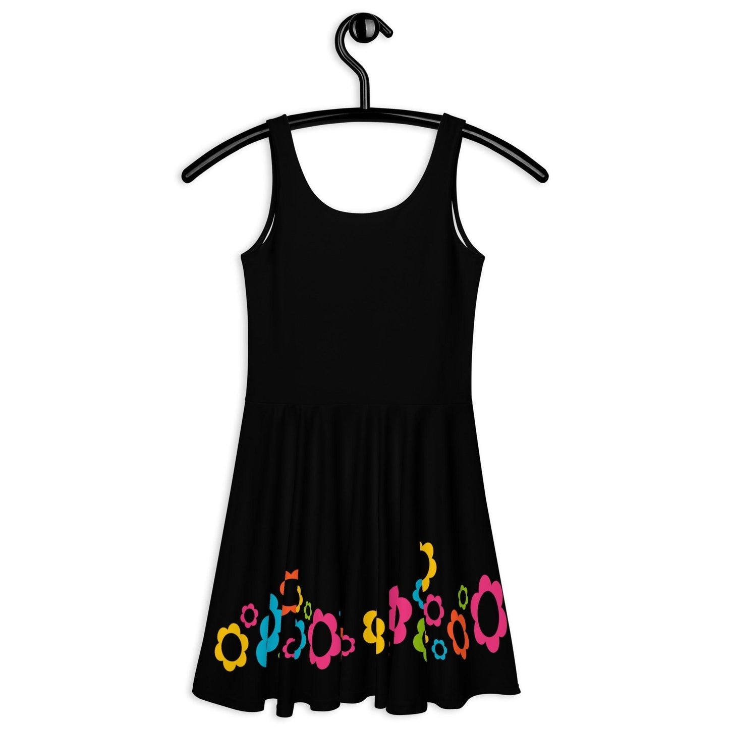 BLACK with ELLIE color - Skater Dress | SHALMIAK