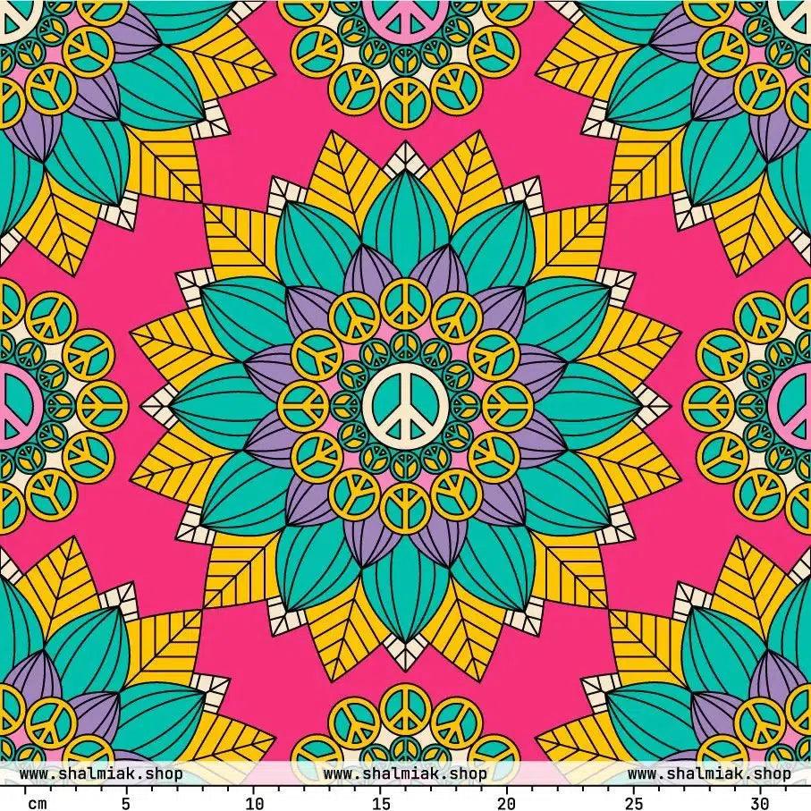 BLOOM WITH PEACE mint pink | SHALMIAK