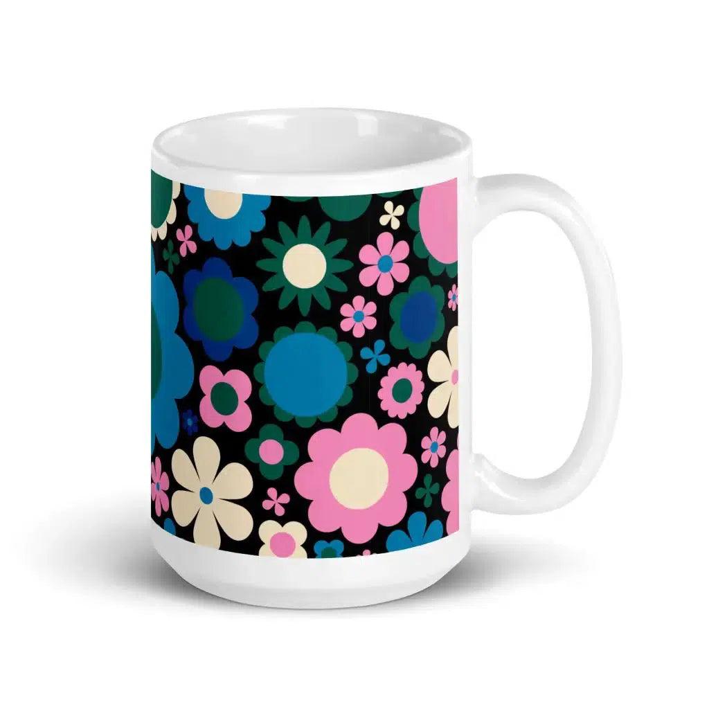 BLOOMPOP blue pink - Mug | SHALMIAK