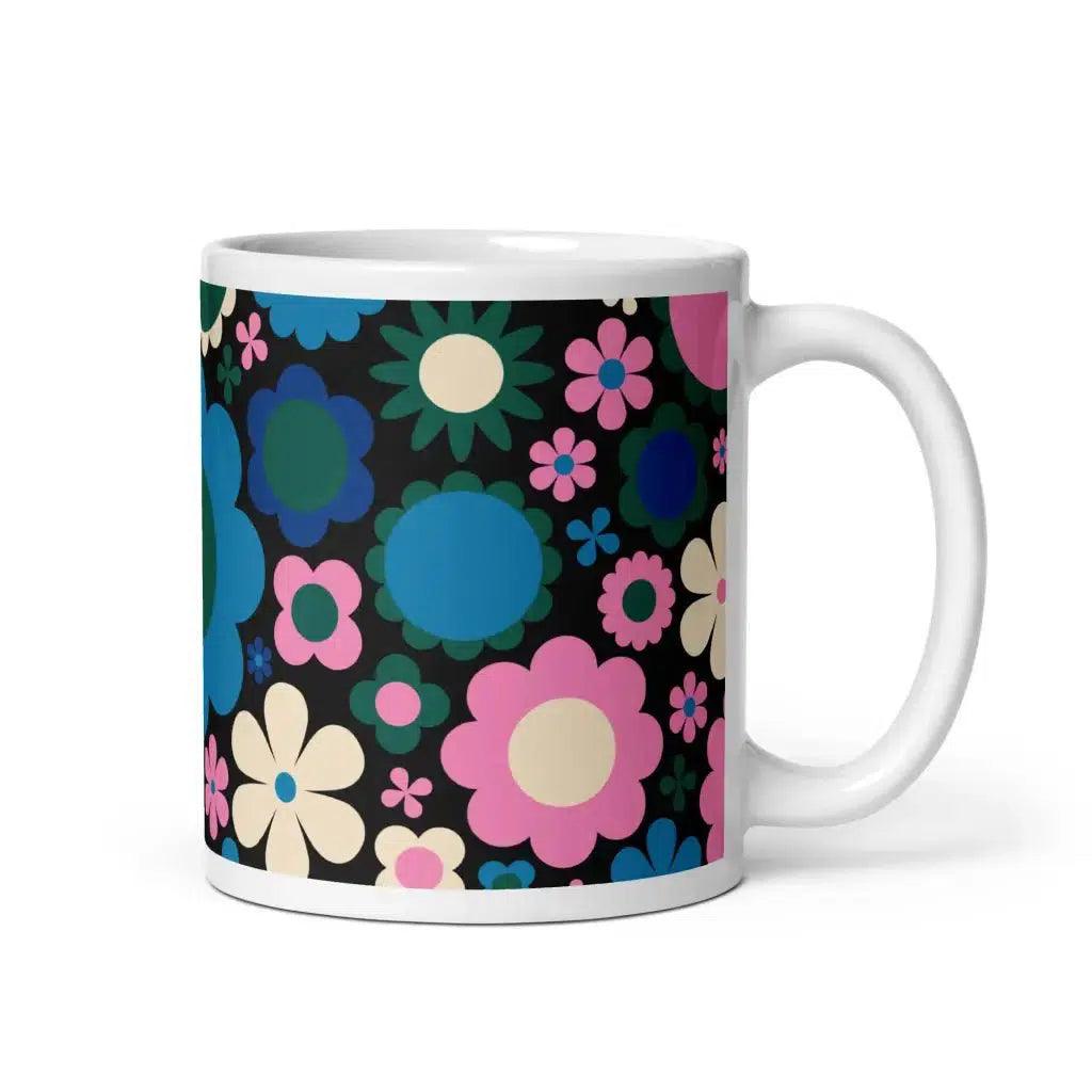 BLOOMPOP blue pink - Mug | SHALMIAK